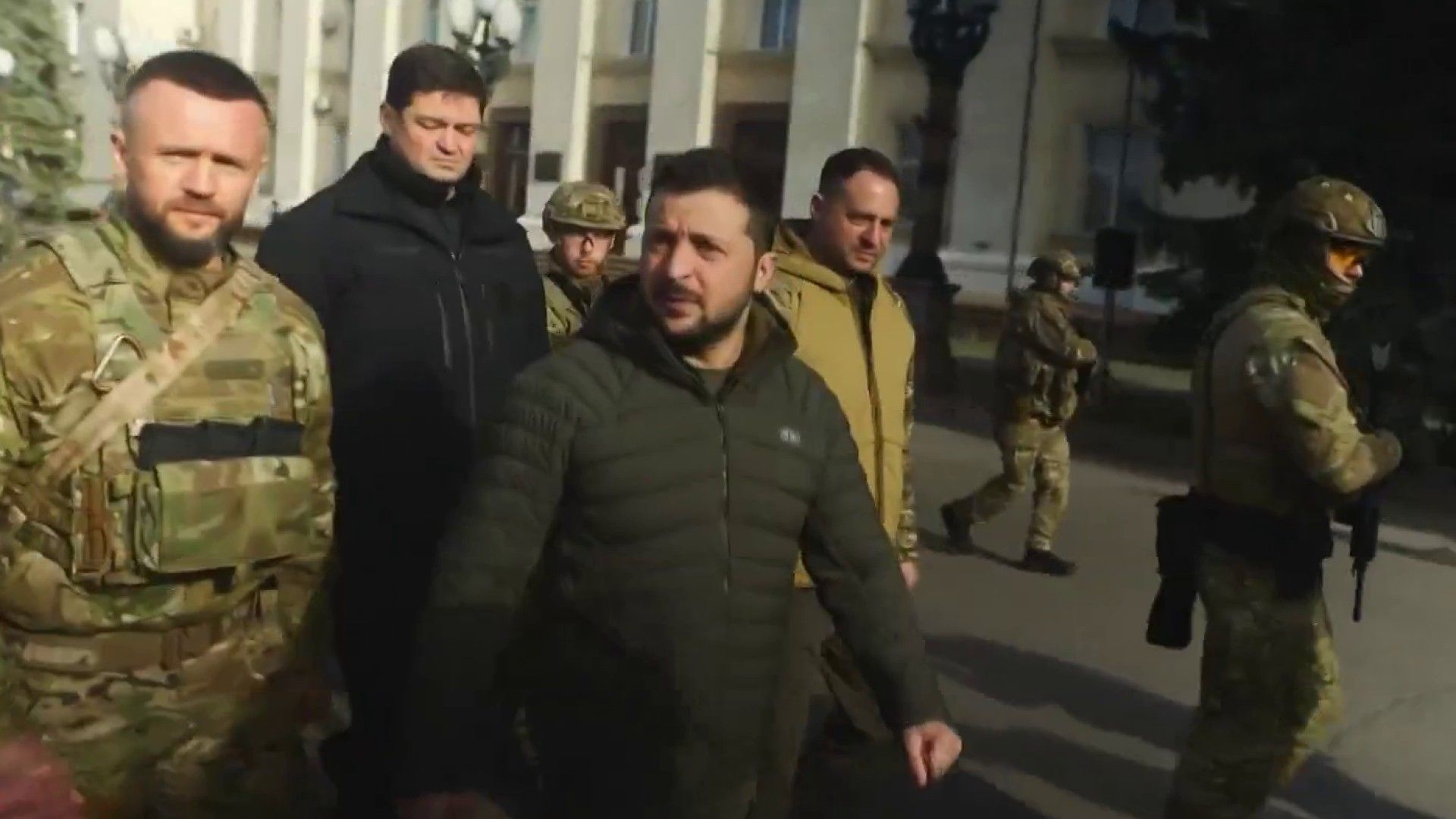 1920x1080 Zelenskyy visits liberated city of Kherson