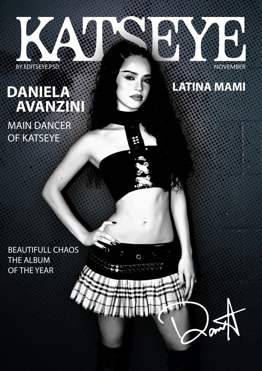848x1200 Daniela Avanzini Poster made by me #KATSEYE #EYEKON #Daniela