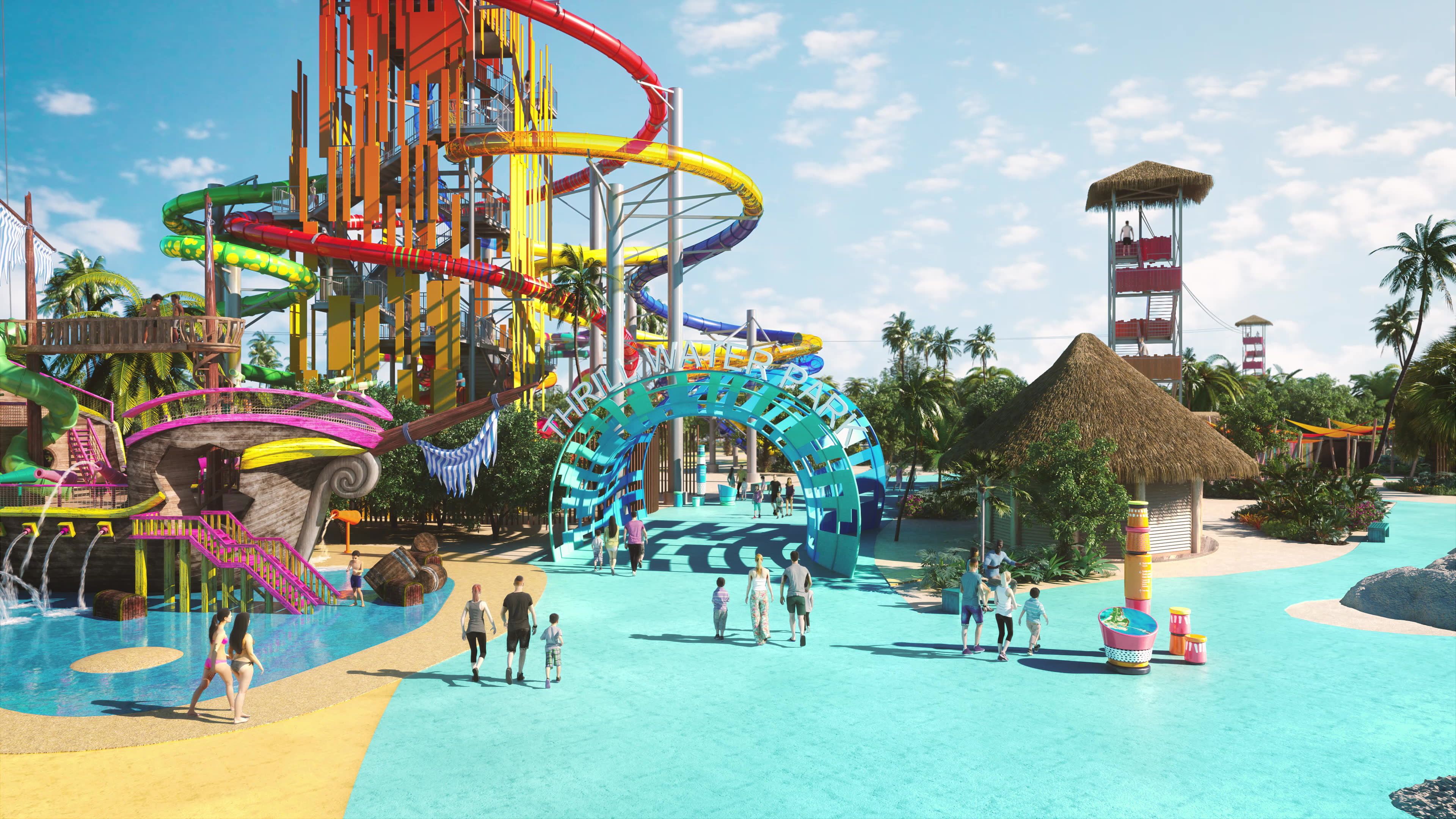 3840x2160 Waterpark Wallpaper