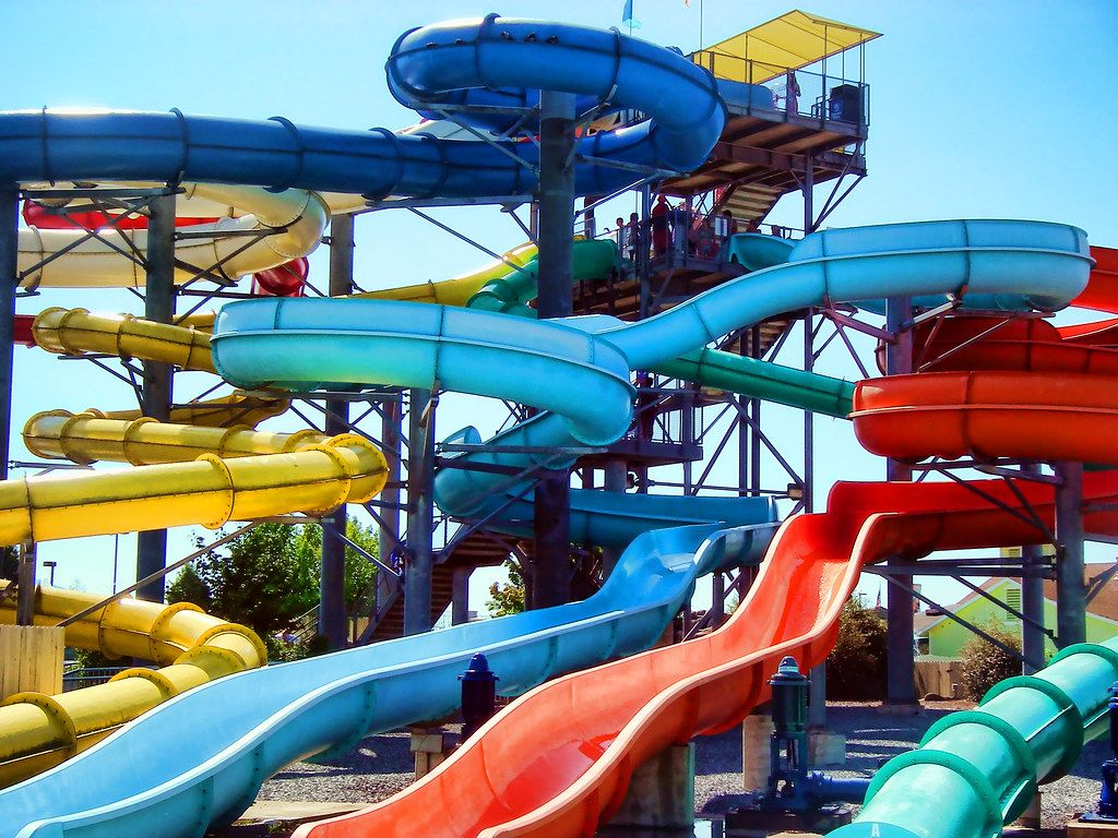 1024x768 Dorney Park & Wild Water Kingdom. So many slides here at th