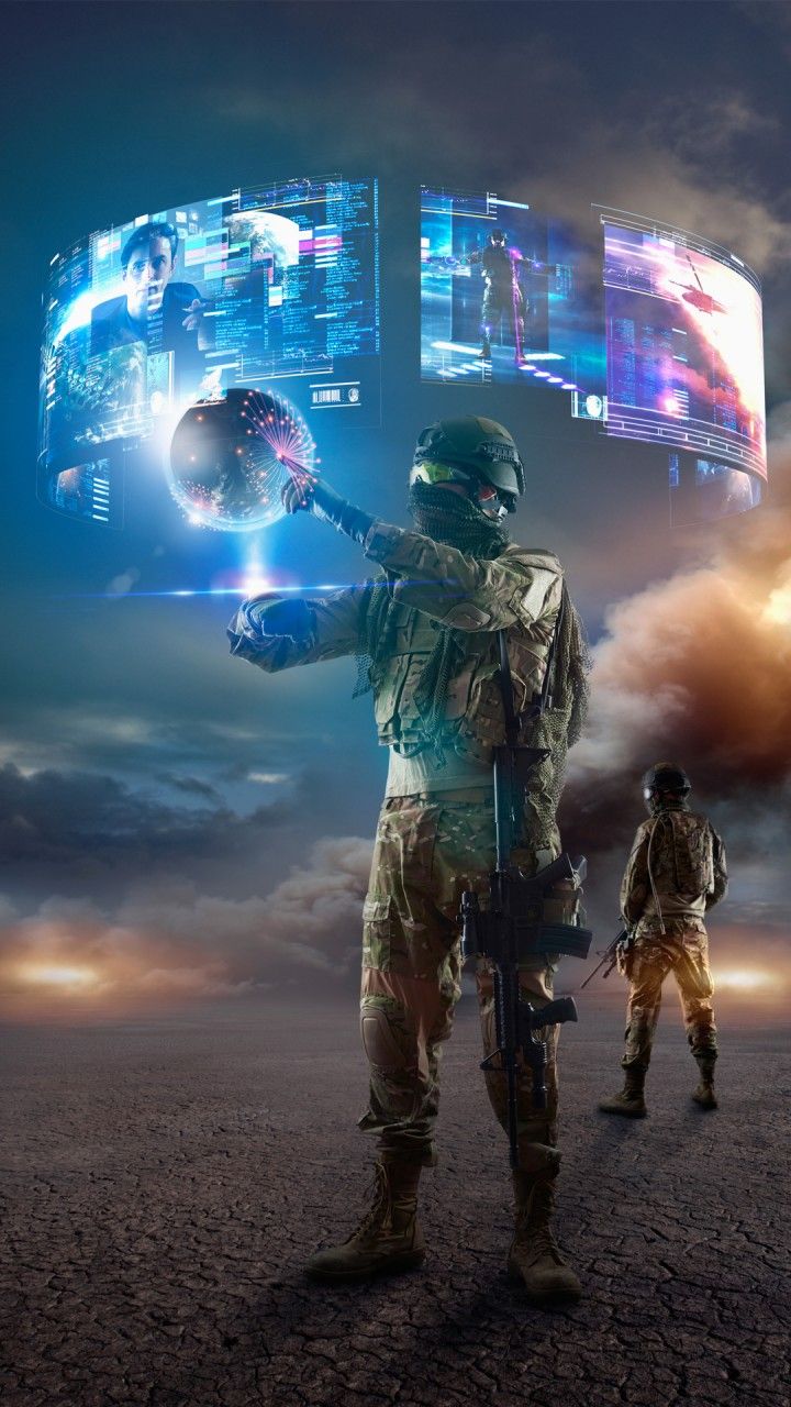 720x1280 Virtual Reality VR Military 4K Wallpaper
