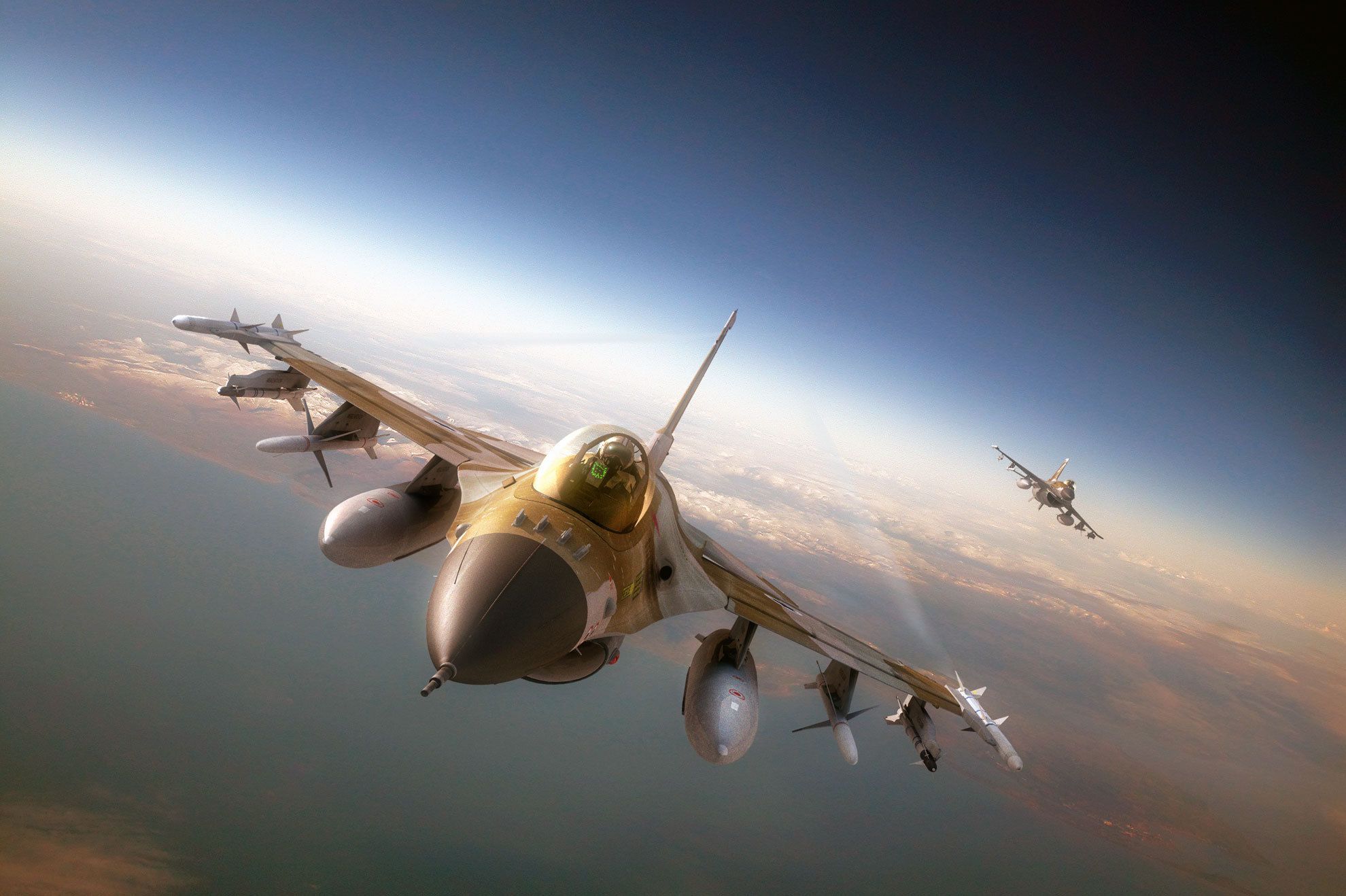 1980x1318 Wallpaper aviation, rocket, fighter, the plane, F- f- Israeli air force for mobile and desktop, section авиация, resolution 1980x1318