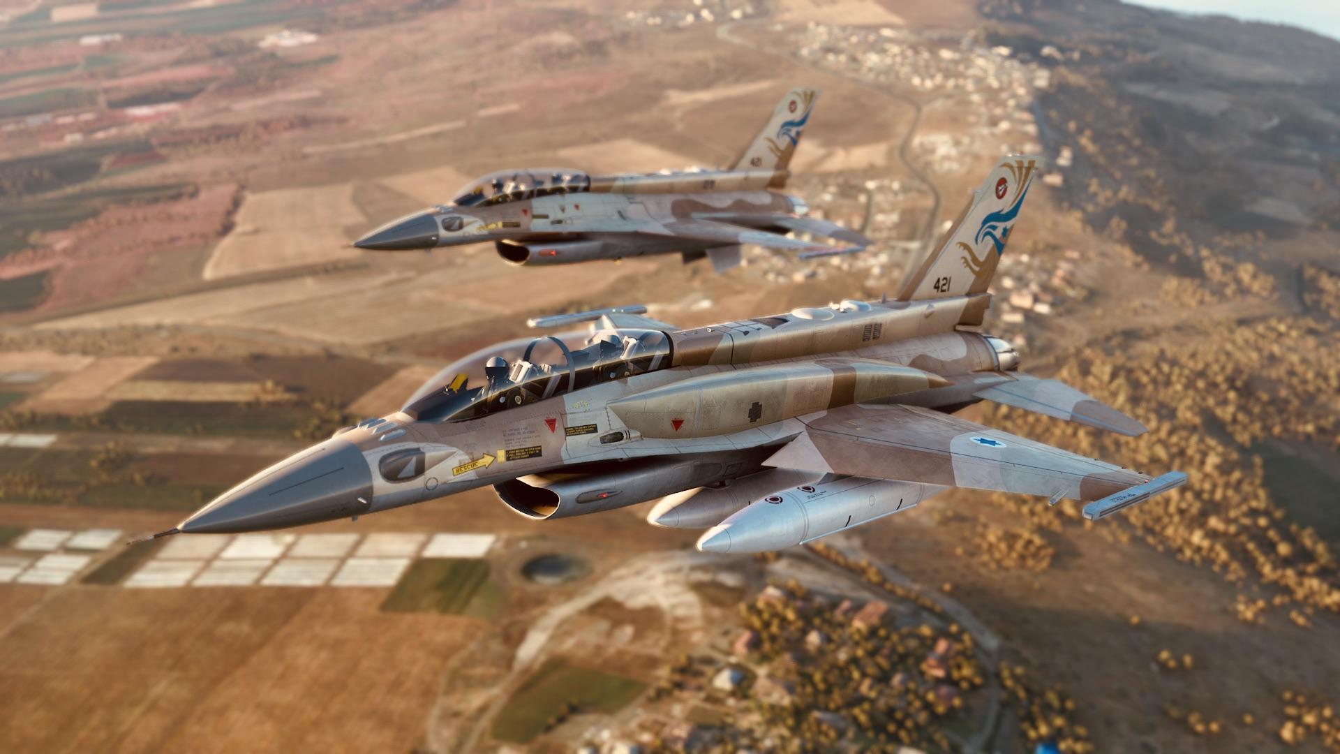 1920x1080 Israel Air Force F 16 Formation