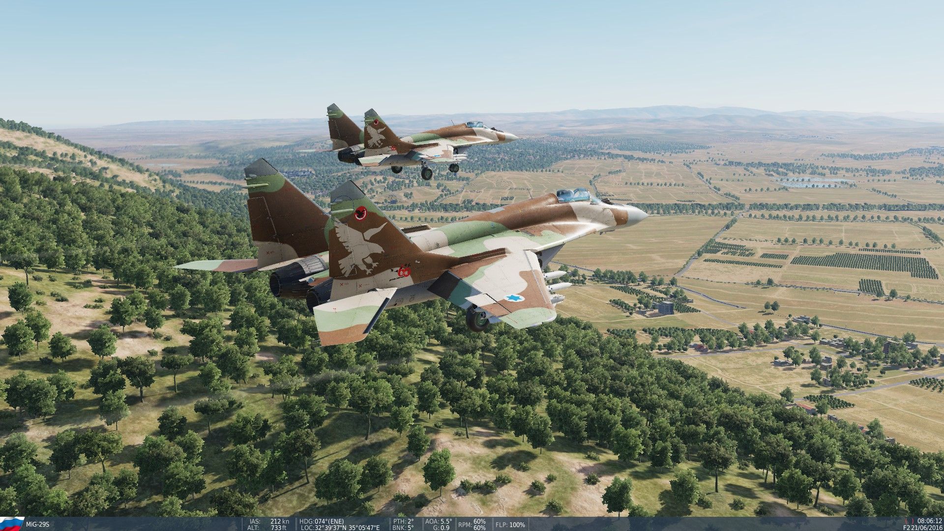 1920x1080 MiG 29IS Israeli Air Force