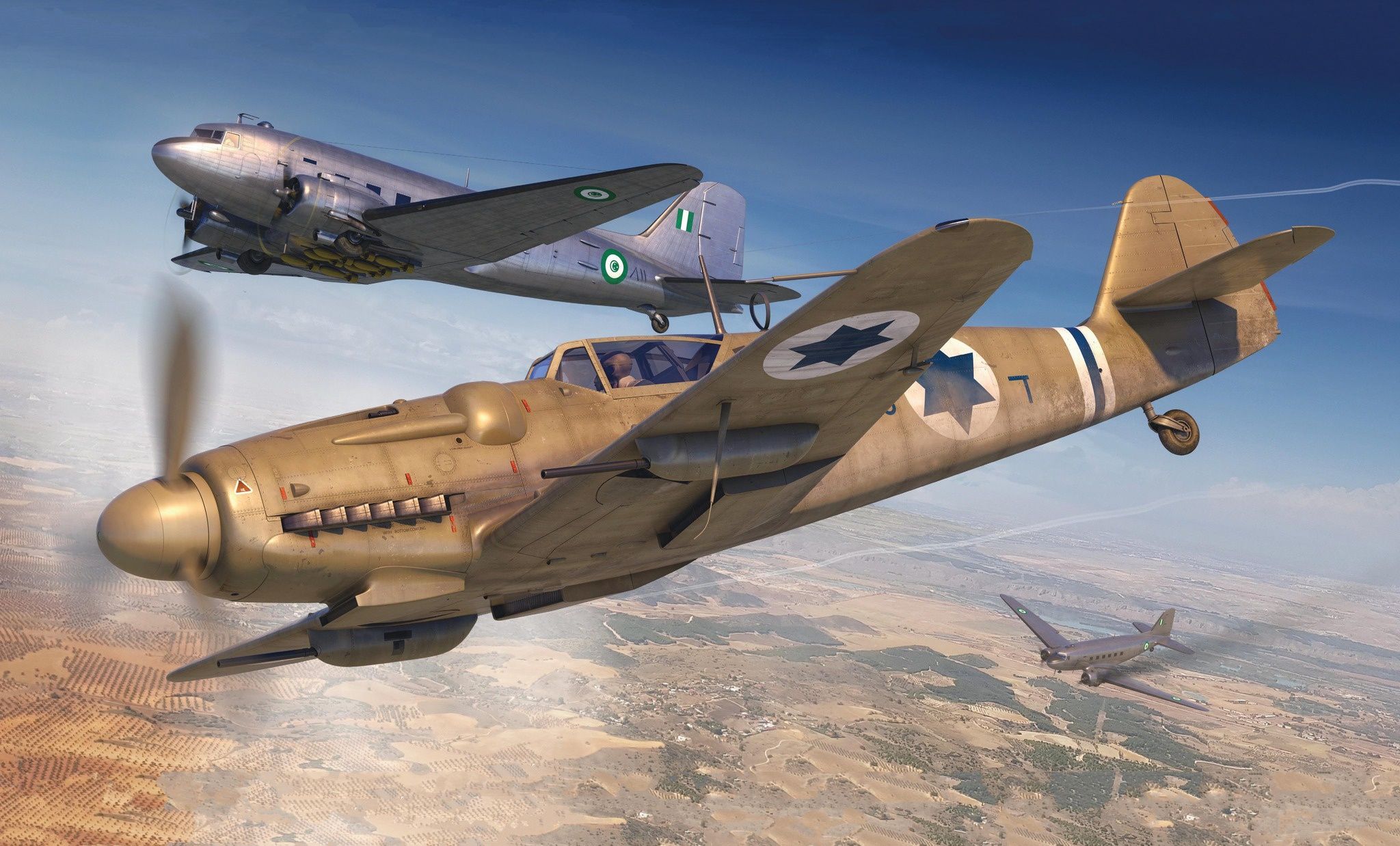 2048x1238 Wallpaper fighter, Avia S- combat aircraft, Israeli Air Force for mobile and desktop, section авиация, resolution 2048x1238
