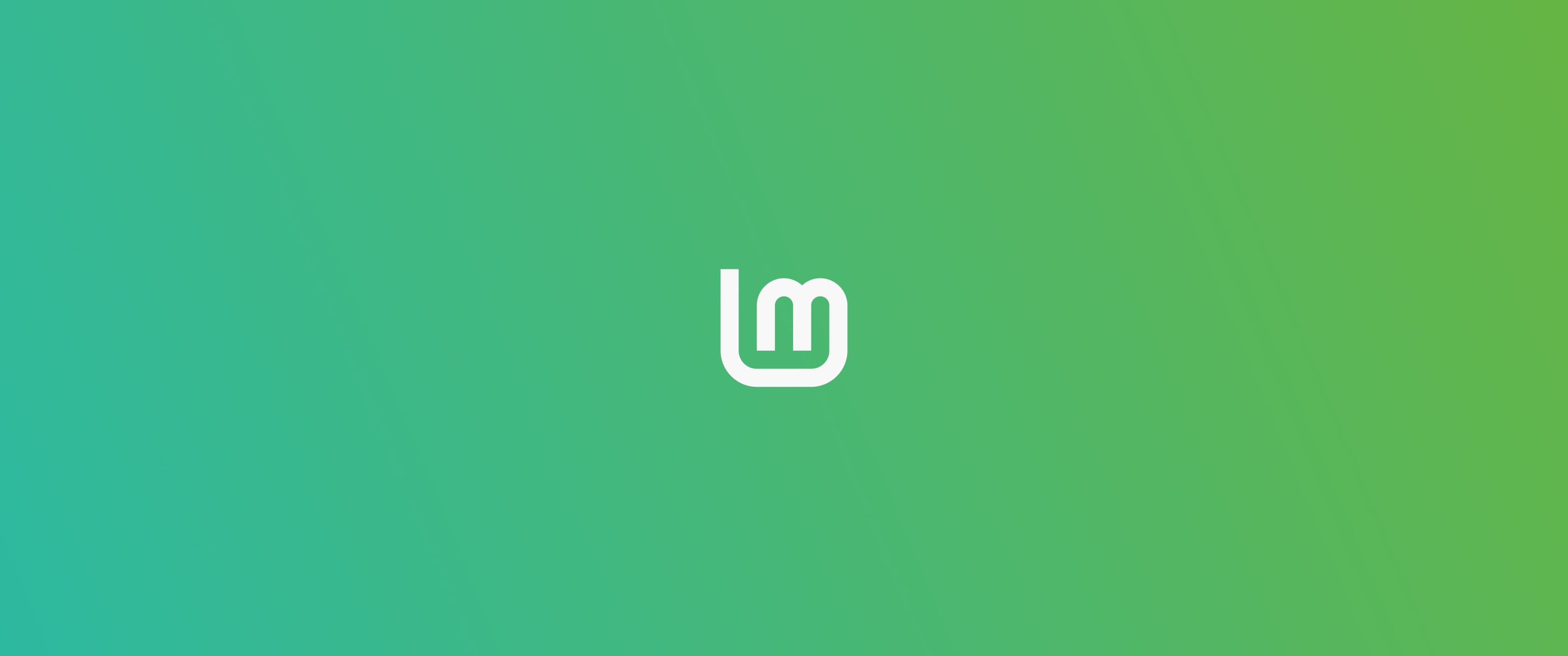 3440x1440 Linux Mint Logo Wallpaper 2K for Desktop