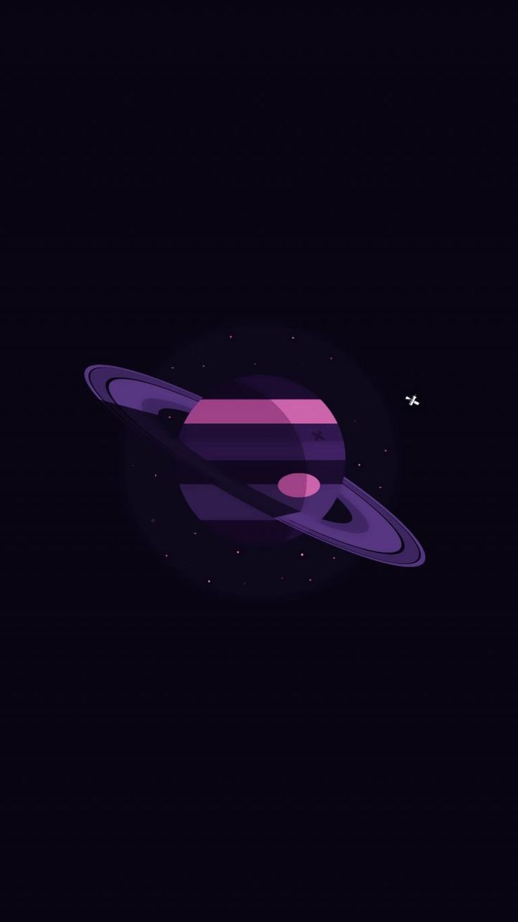 736x1308 iPhone Minimalist Purple Dark Wallpaper