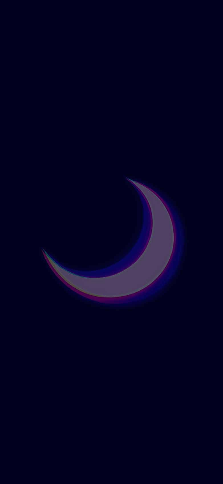 782x1692 Minimalist Vaporwave Pink Moon Dark Wallpaper