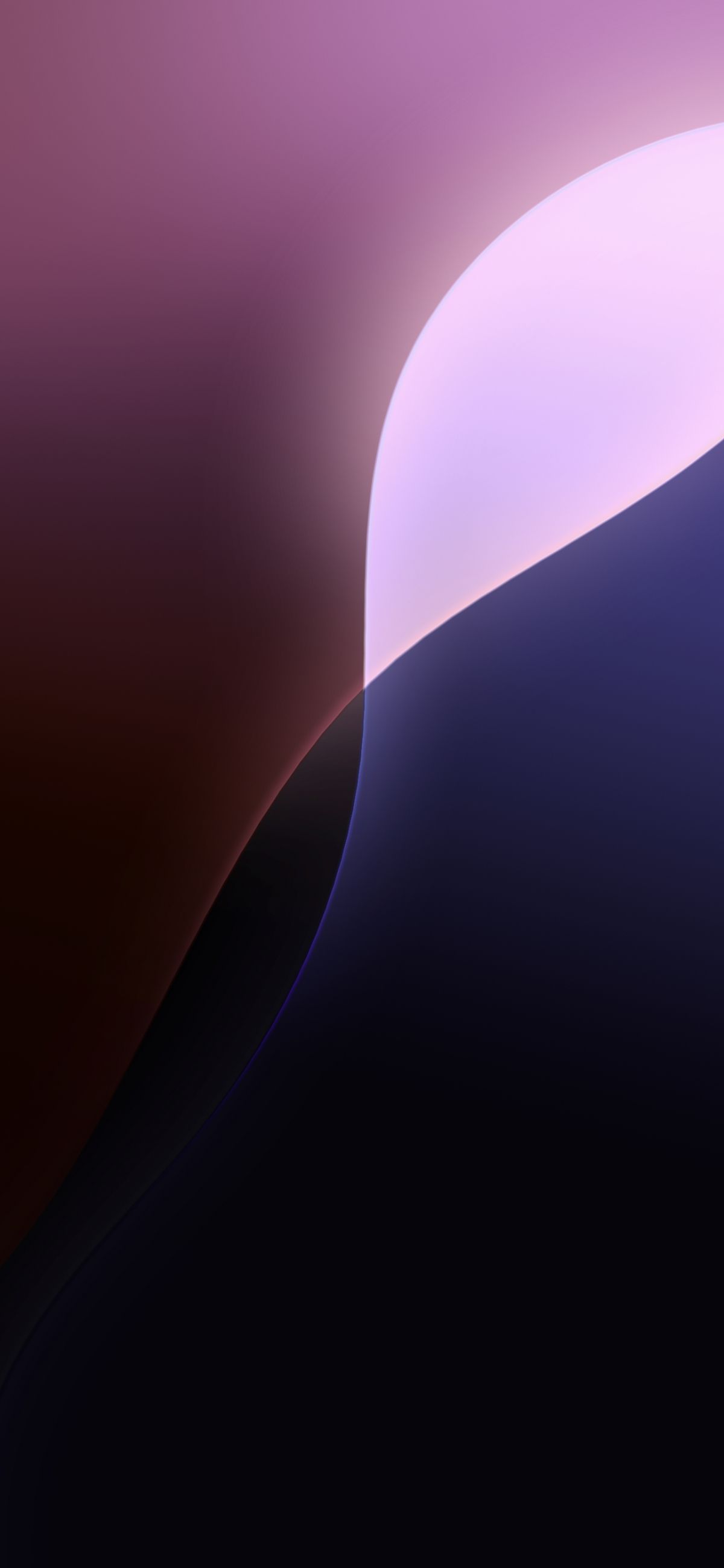1200x2600 Free HD iOS 18 Stock Colorful Minimal Purple Wallpaper