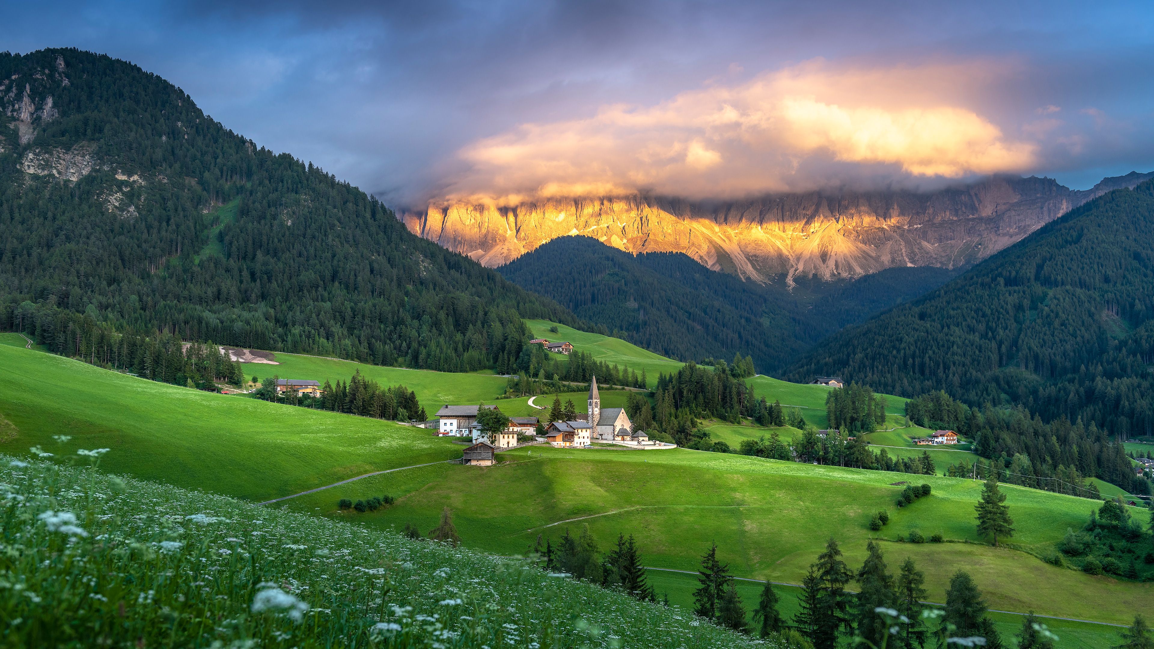 3840x2160 Bing HD Wallpaper Aug 2025: Village of Santa Maddalena, Dolomites, Italy Wallpaper Gallery