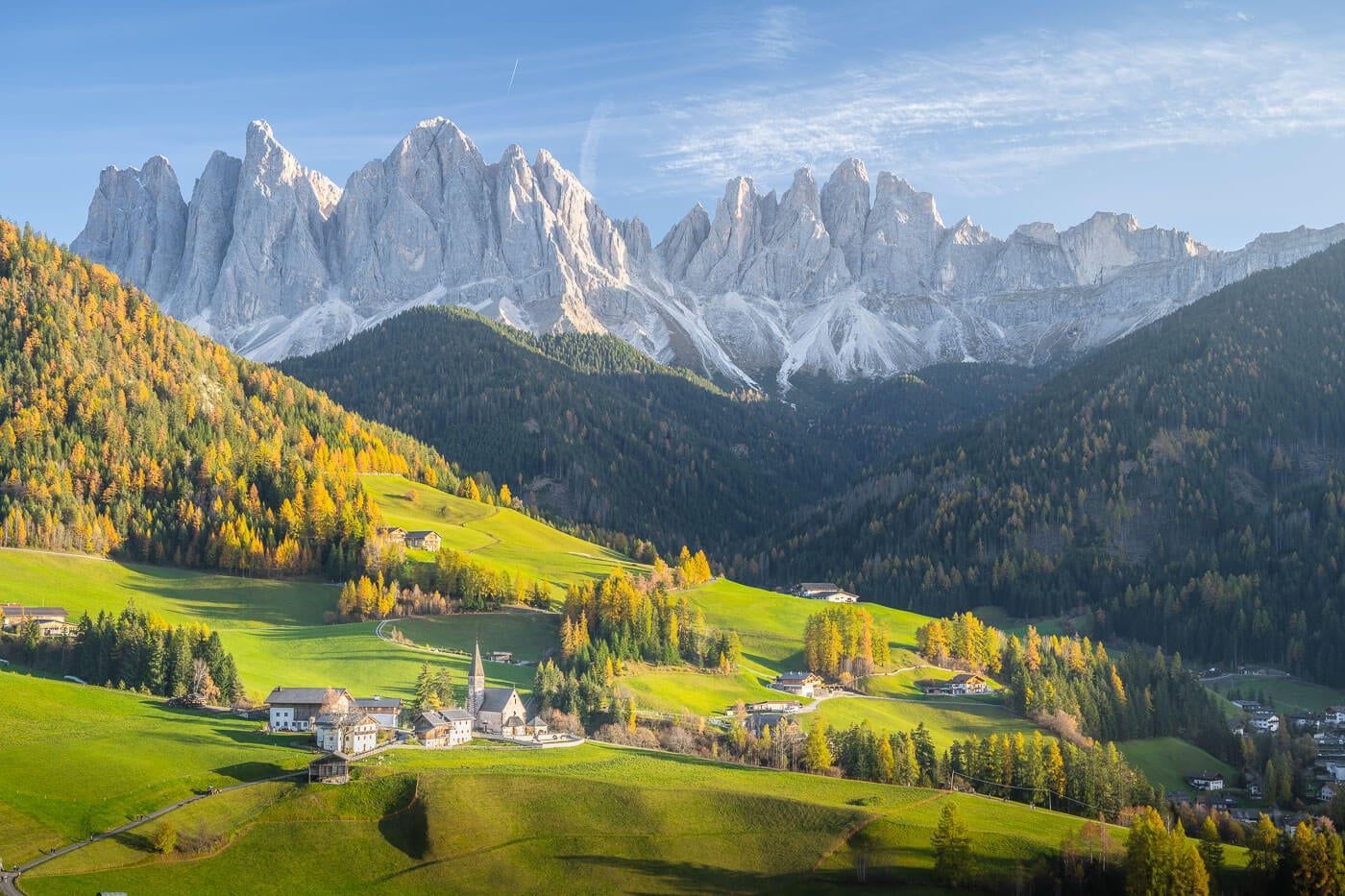 1400x933 St. Magdalena and St. John Churches in Val di Funes Viewpoints Photo Hikes