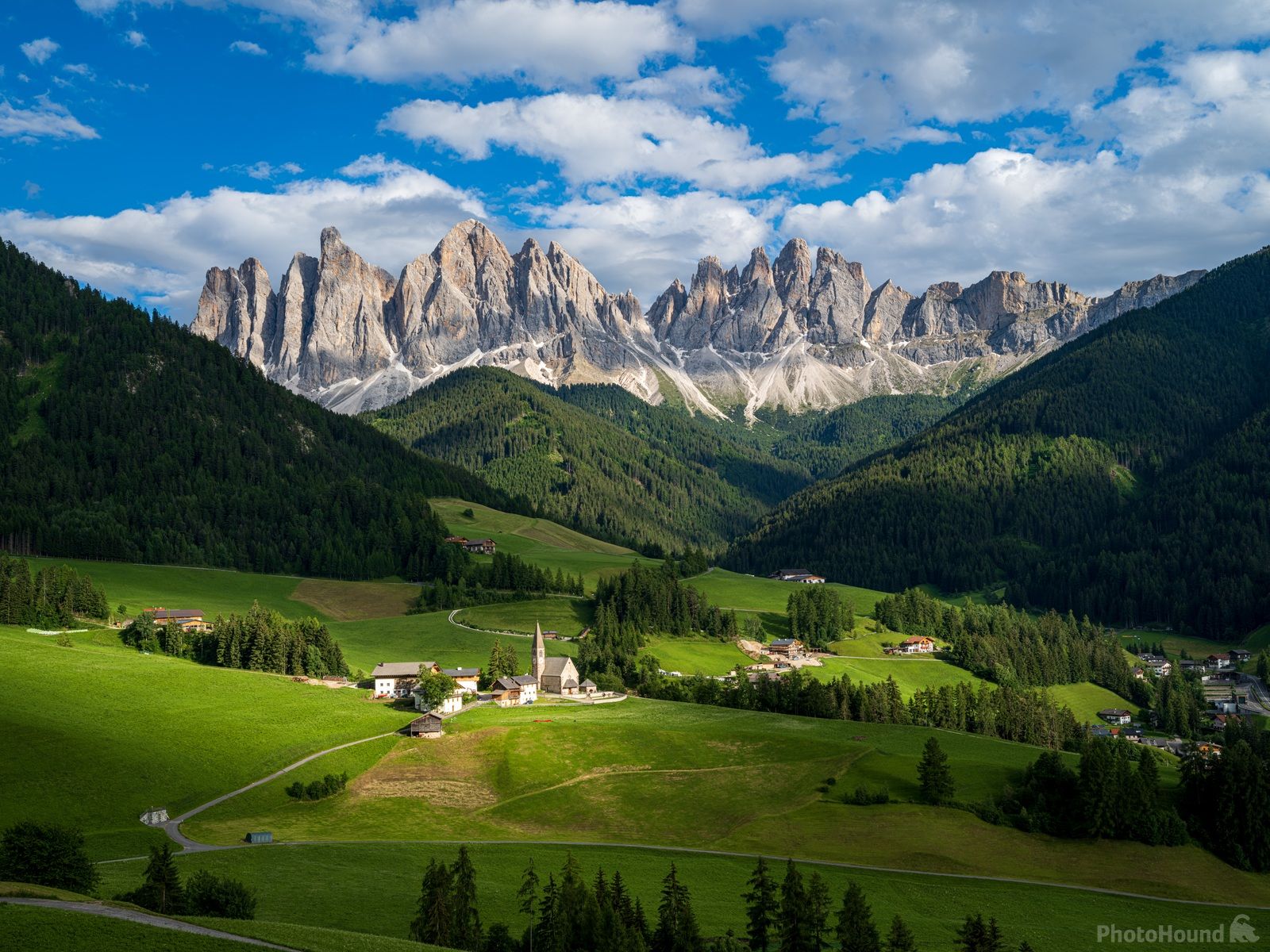 1600x1200 Image of Val di Funes Maddalena Church