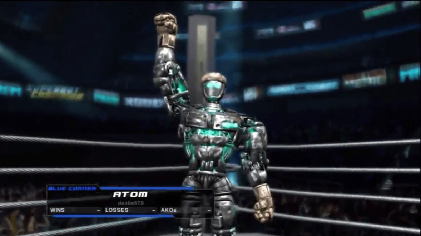1366x768 Atom Real Steel Wallpaper