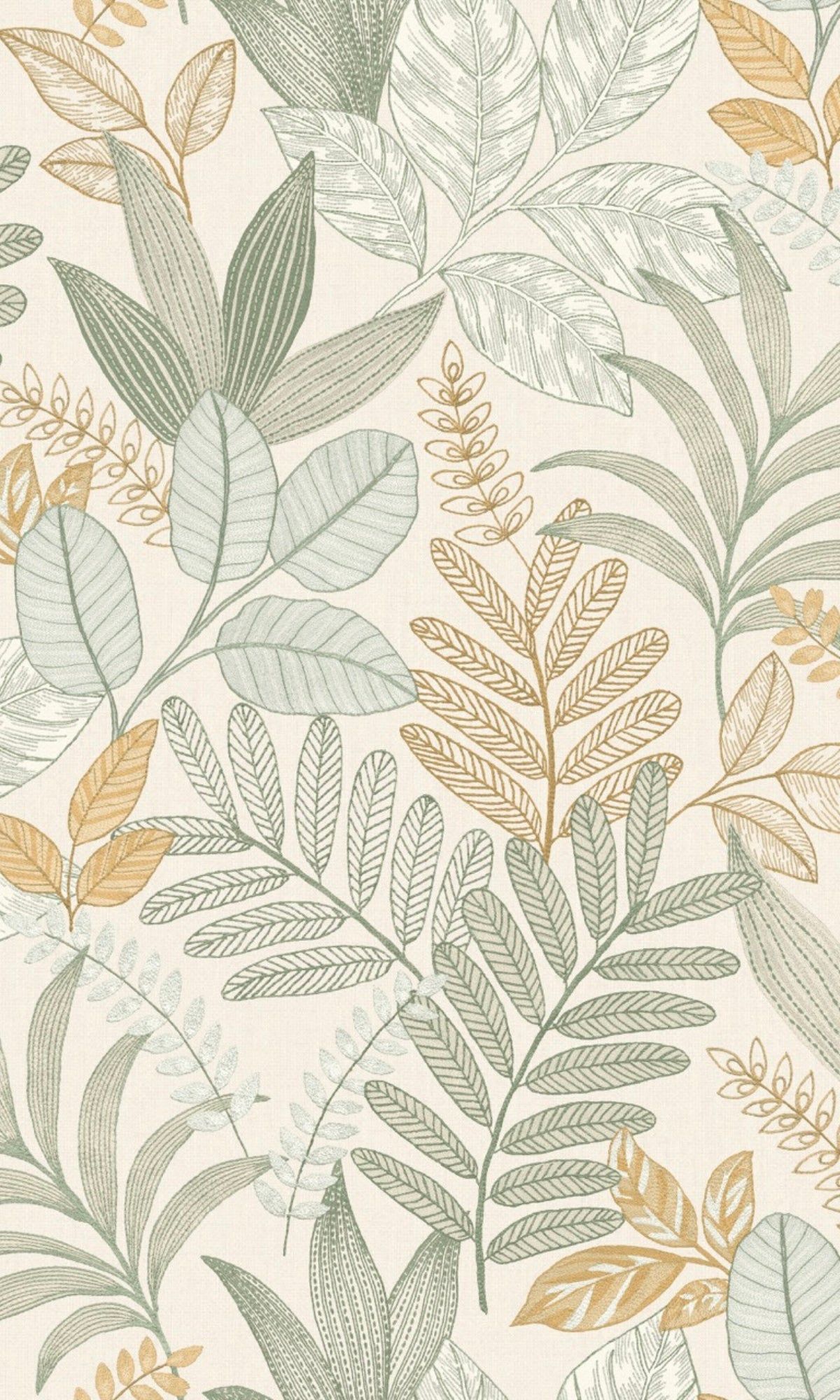 1200x2000 Moss Minimalist Leaves Tropical Wallpaper R9061
