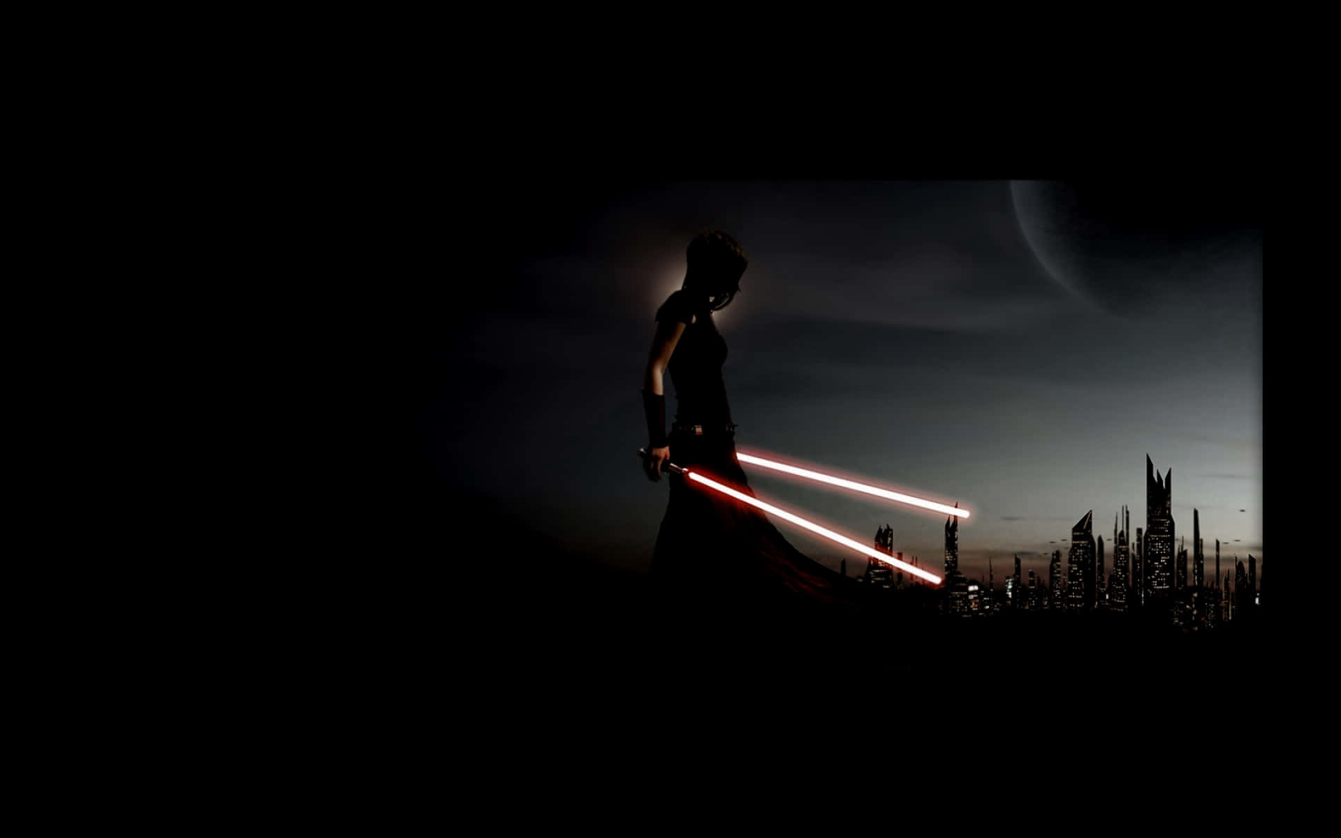 1920x1200 Lightsaber Duels Wallpaper