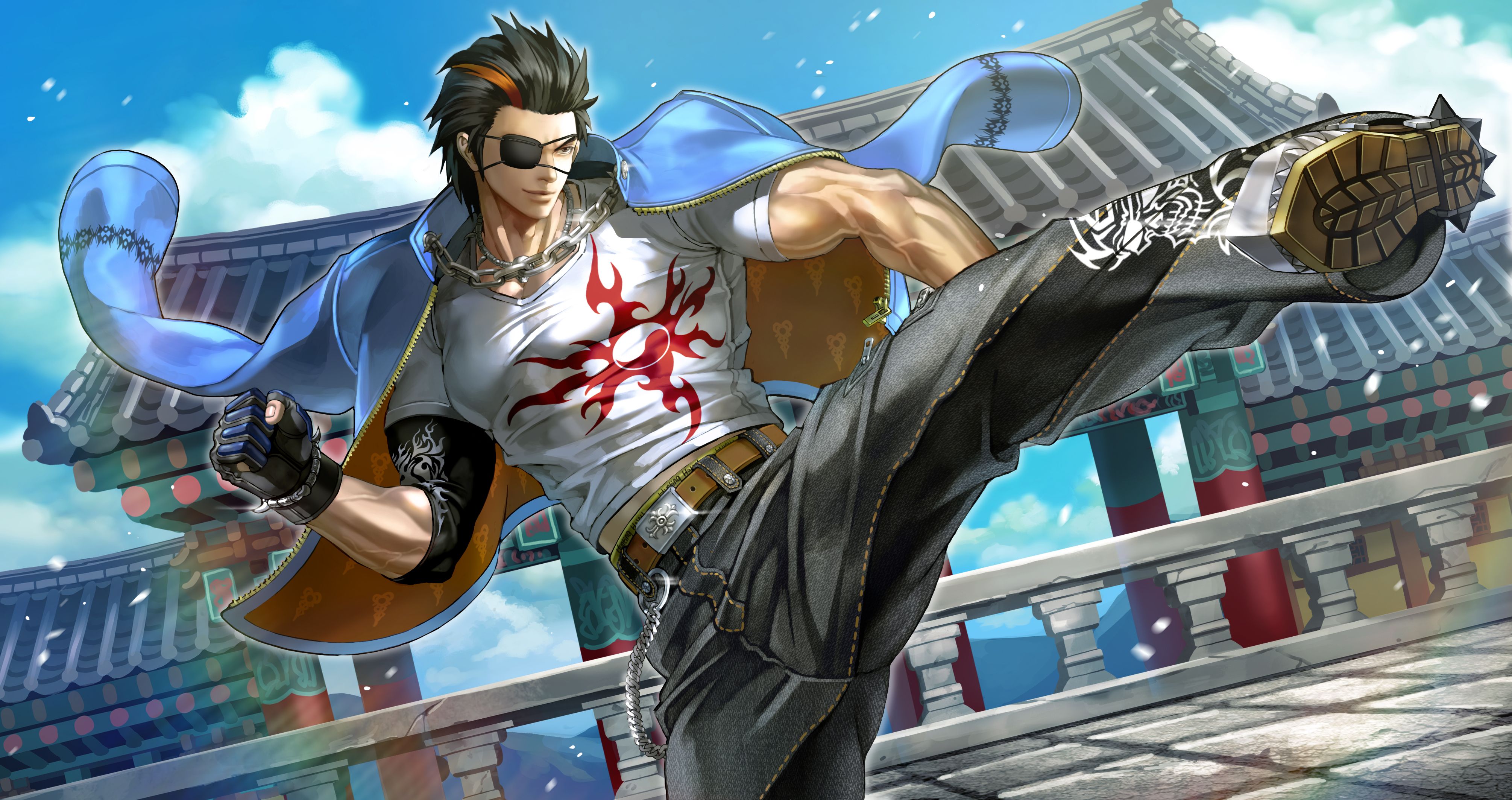 4020x2126 Hwoarang by NeobianiBLarts Anime Image Board