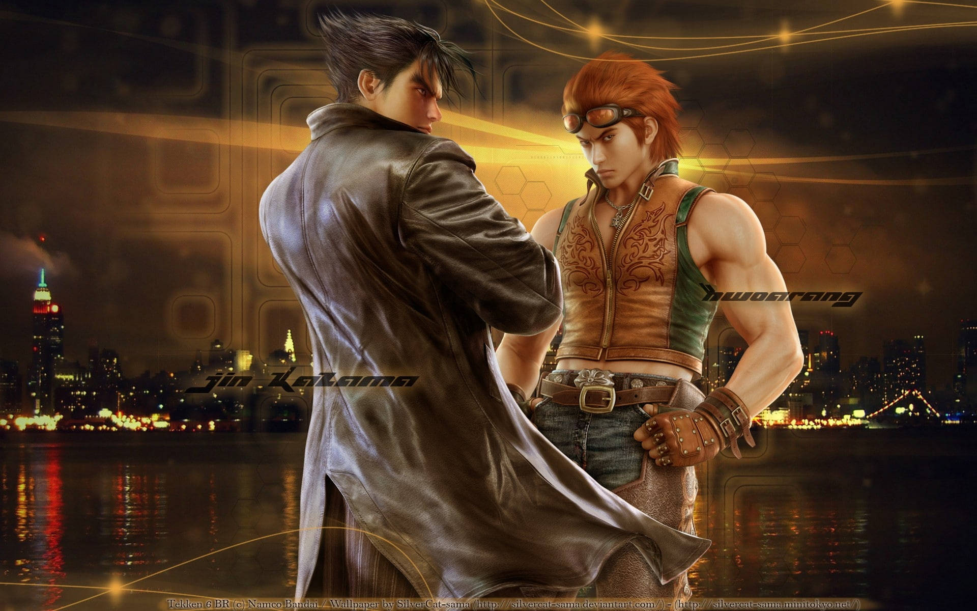 1920x1200 Download Jin Kazama And Hwoarang Wallpaper