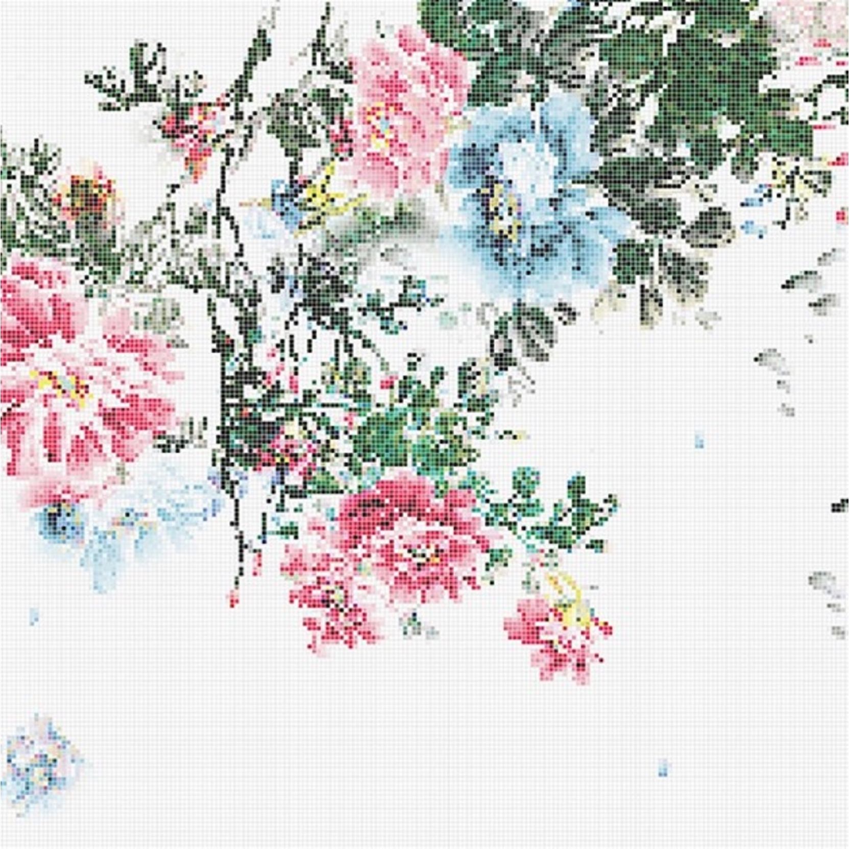 1663x1663 LONDON ART PIXEL WALLPAPER