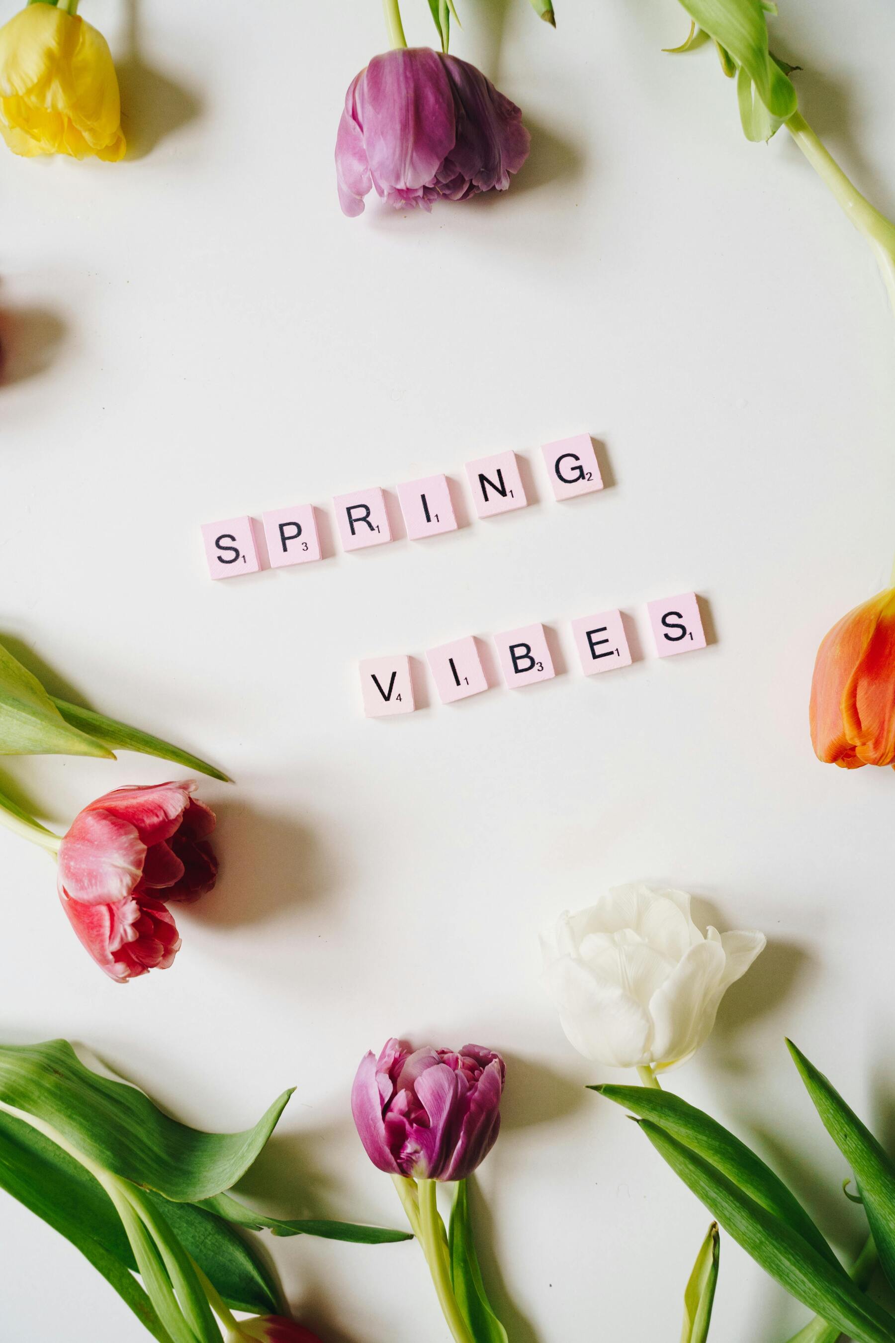 1800x2700 Spring Vibes Flowers Cute Aesthetic Desktop Background Wallpaper Picture For Apple IPhone Google Android Pixel And Samsung Galaxy