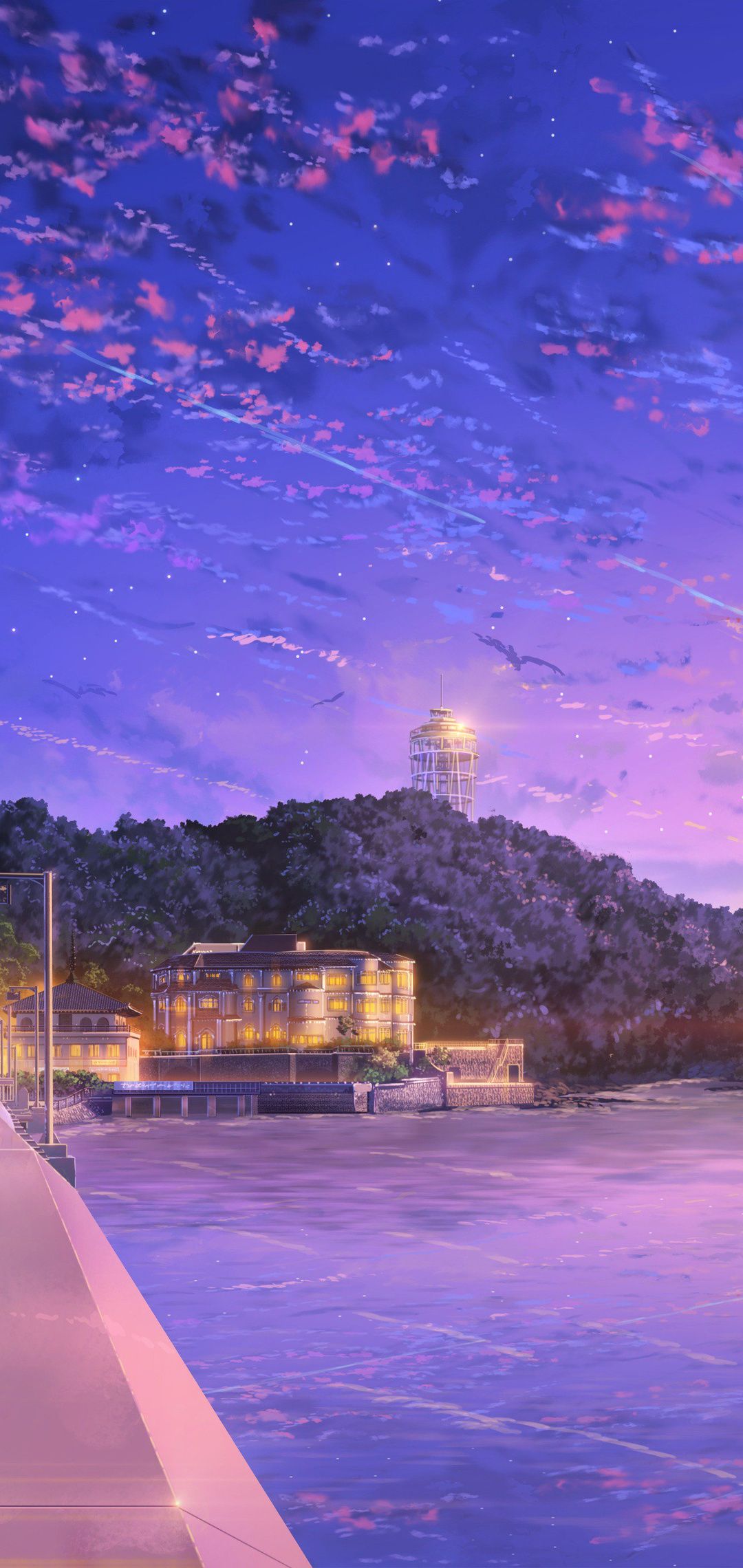 1080x2280 Japan Anime Sky 4k One Plus Huawei p Honor view Vivo y Oppo f Xiaomi Mi A2 , HD 4k Wallpaper, Image, Background, Photos and Picture