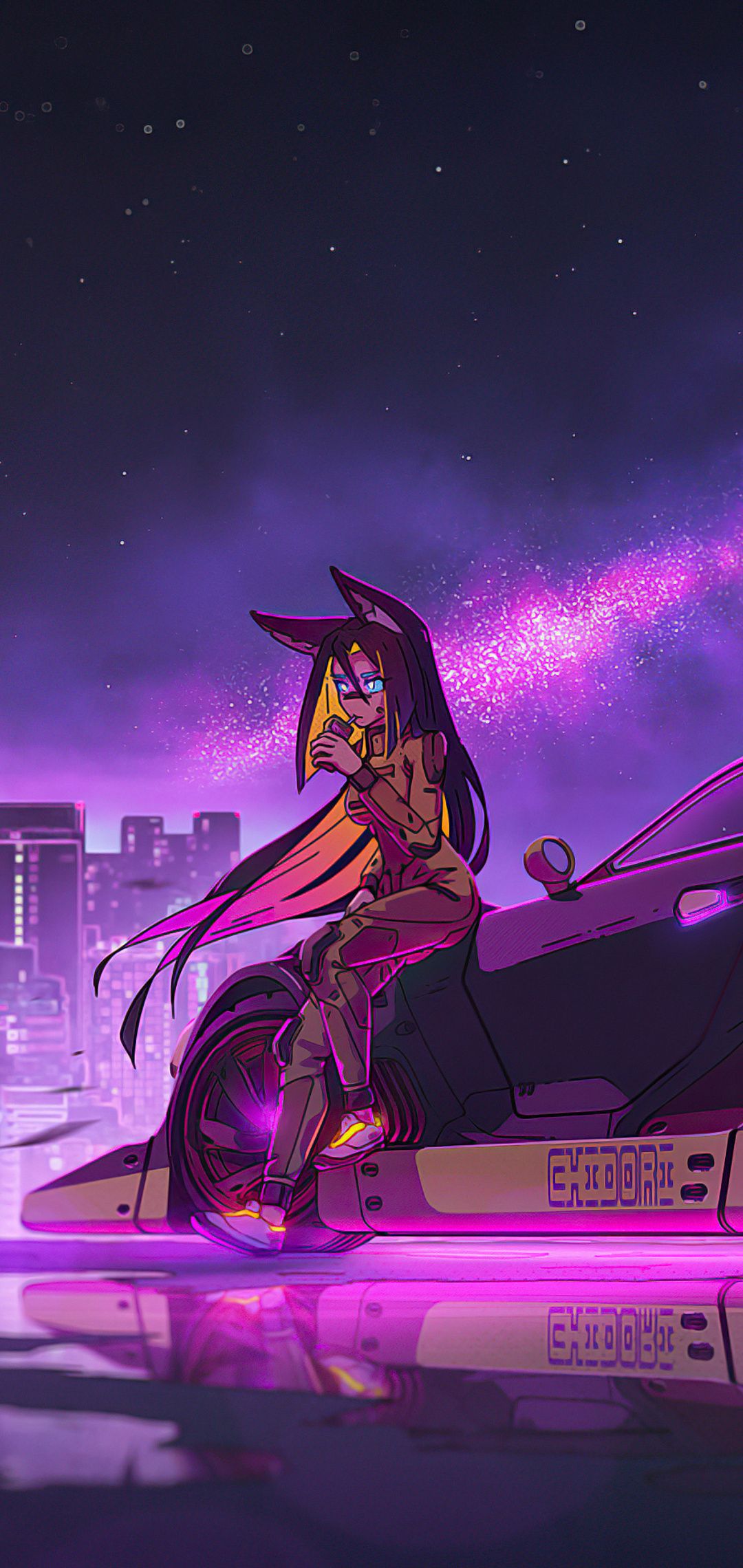 1080x2280 Anime Girl Cyberpunk Ride 4k One Plus Huawei p Honor view Vivo y Oppo f Xiaomi Mi A2 , HD 4k Wallpaper, Image, Background, Photos and Picture
