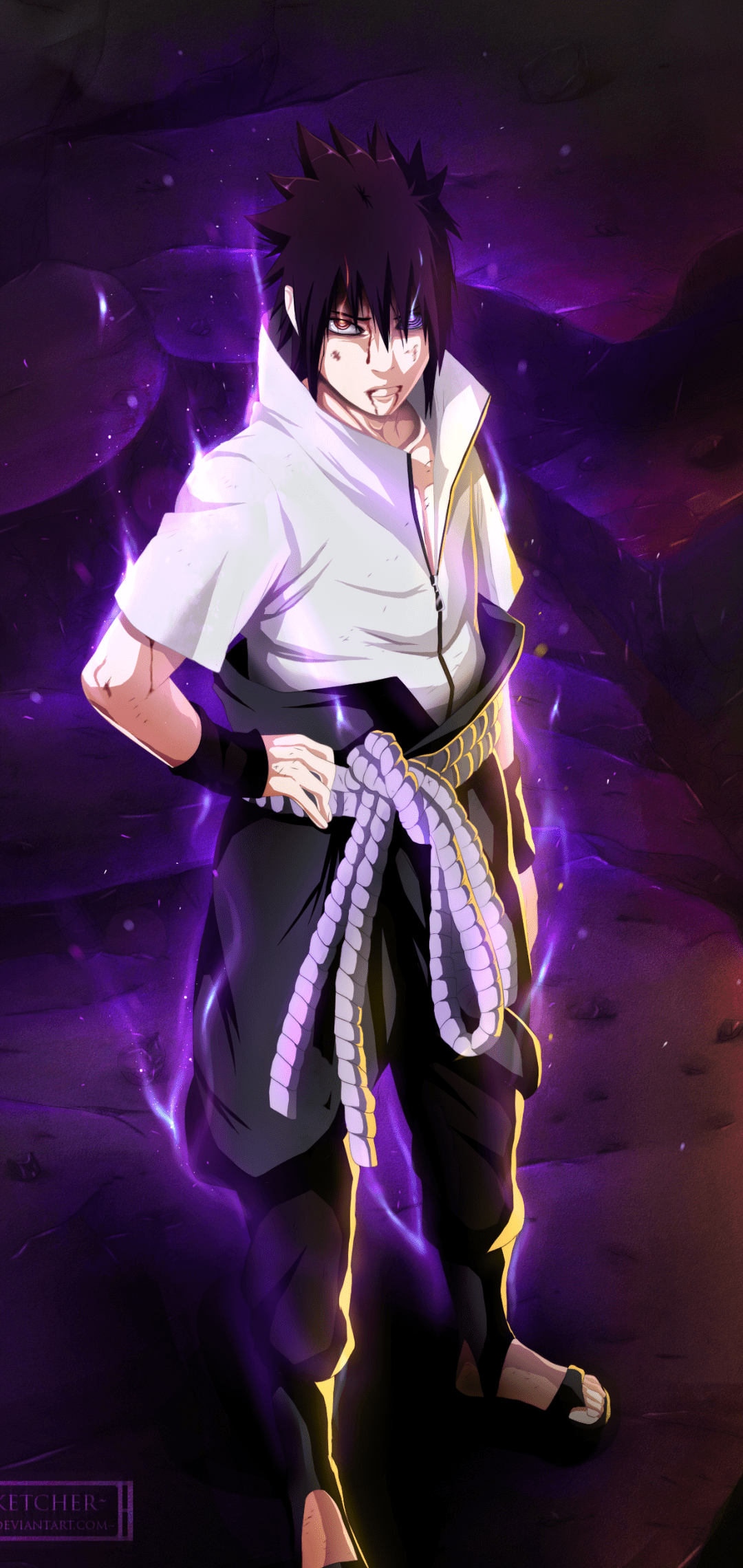1080x2280 Naruto And Sasuke Anime Wallpaper