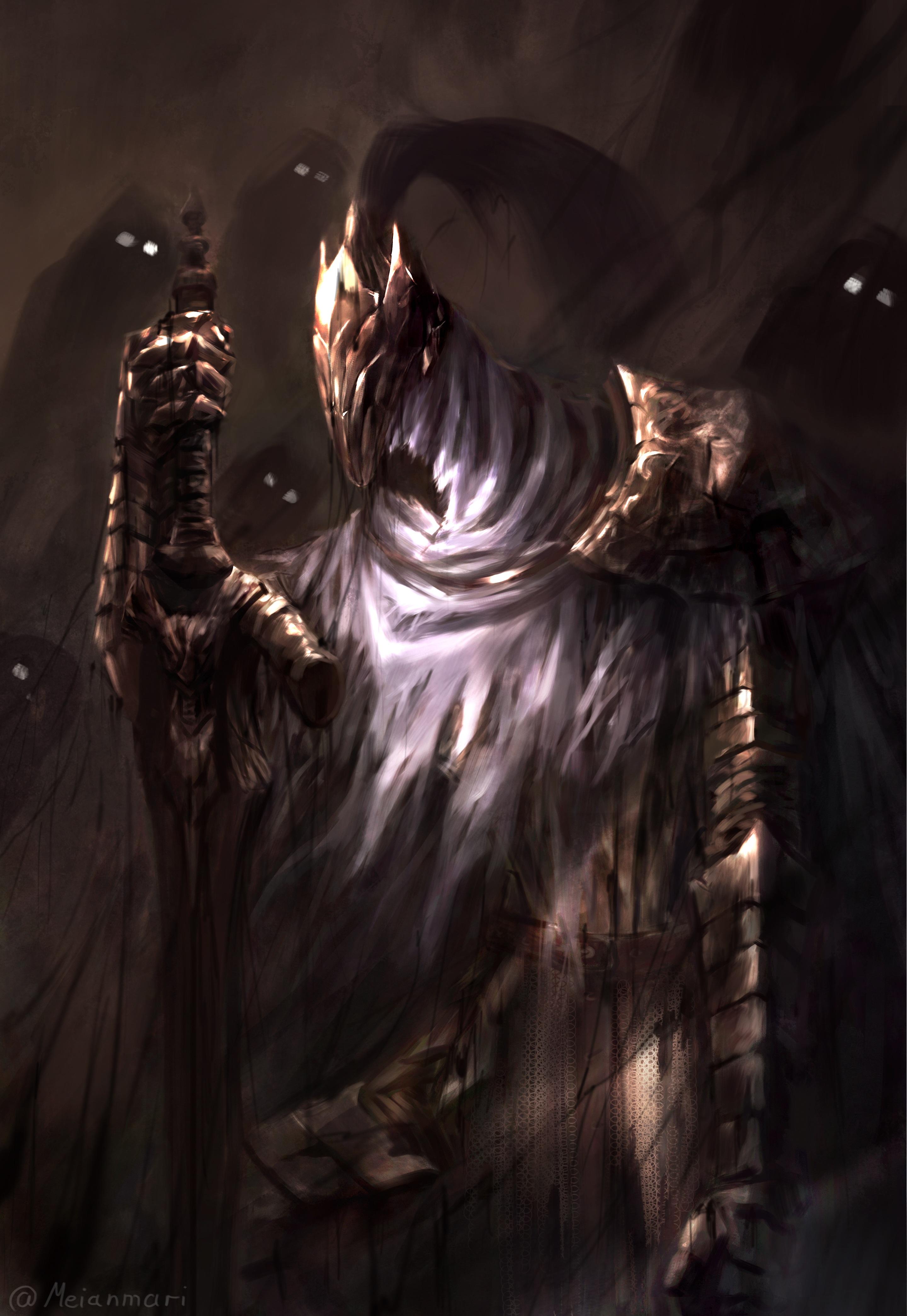 2880x4180 Artorias the Abysswalker [art by me]