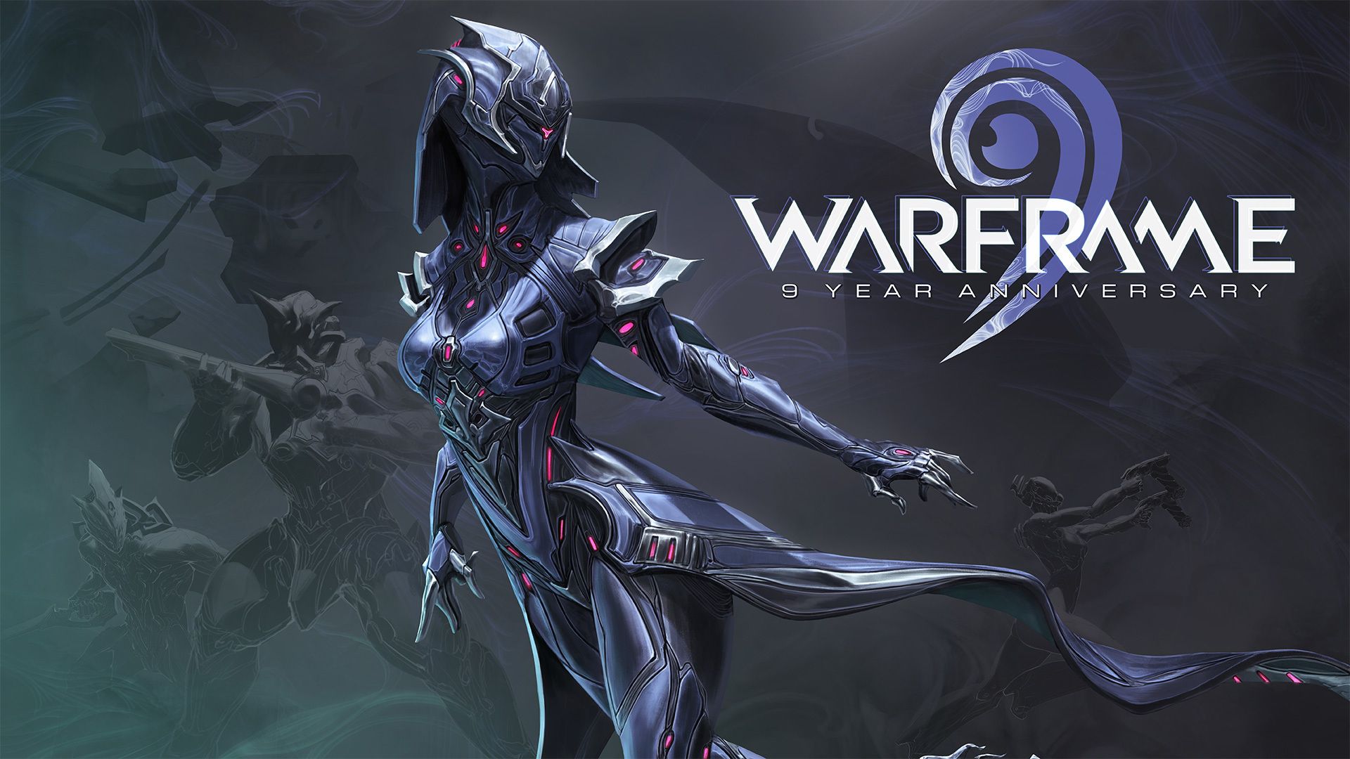 1920x1080 Baruuk Saryn Ivara Hildryn Nekros Prime Excalibur Prime HD Warframe Wallpaper