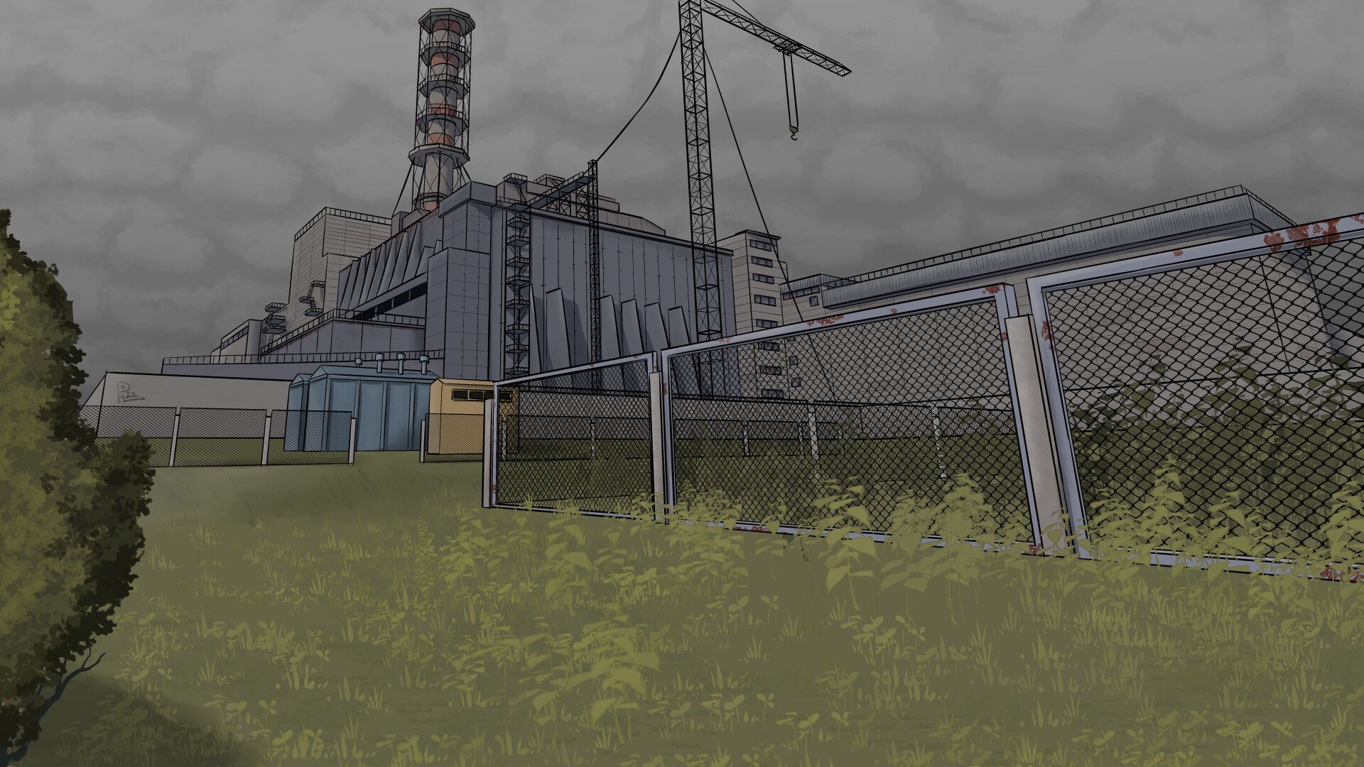 1920x1080 Chernobyl 16x9 Wallpaper. Commission