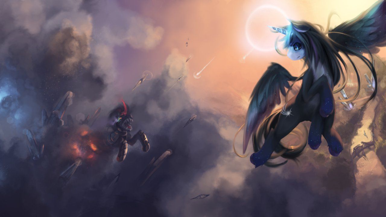 1280x720 King Sombra vs. Starfall by Fruitbloodmilkshake - Fur Affinity [dot] net