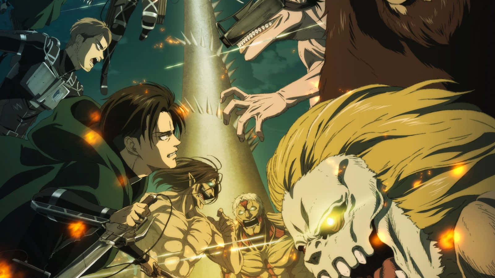 1600x900 Download Witness The Final Chapter of Attack On Titan Wallpaper
