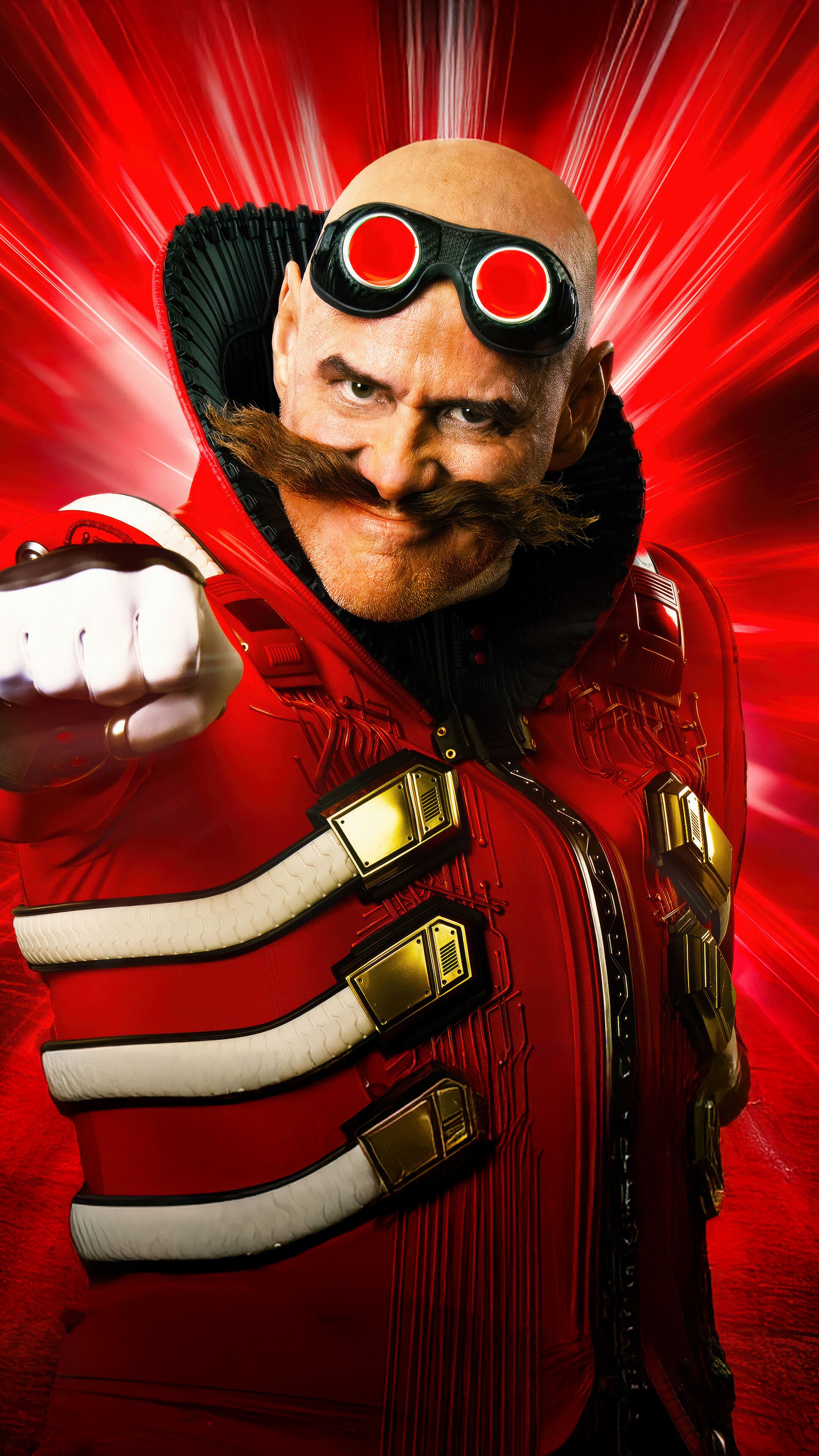 2160x3840 Sonic 3 Ivo Robotnik Jim Carrey 4K Wallpaper iPhone HD Phone b