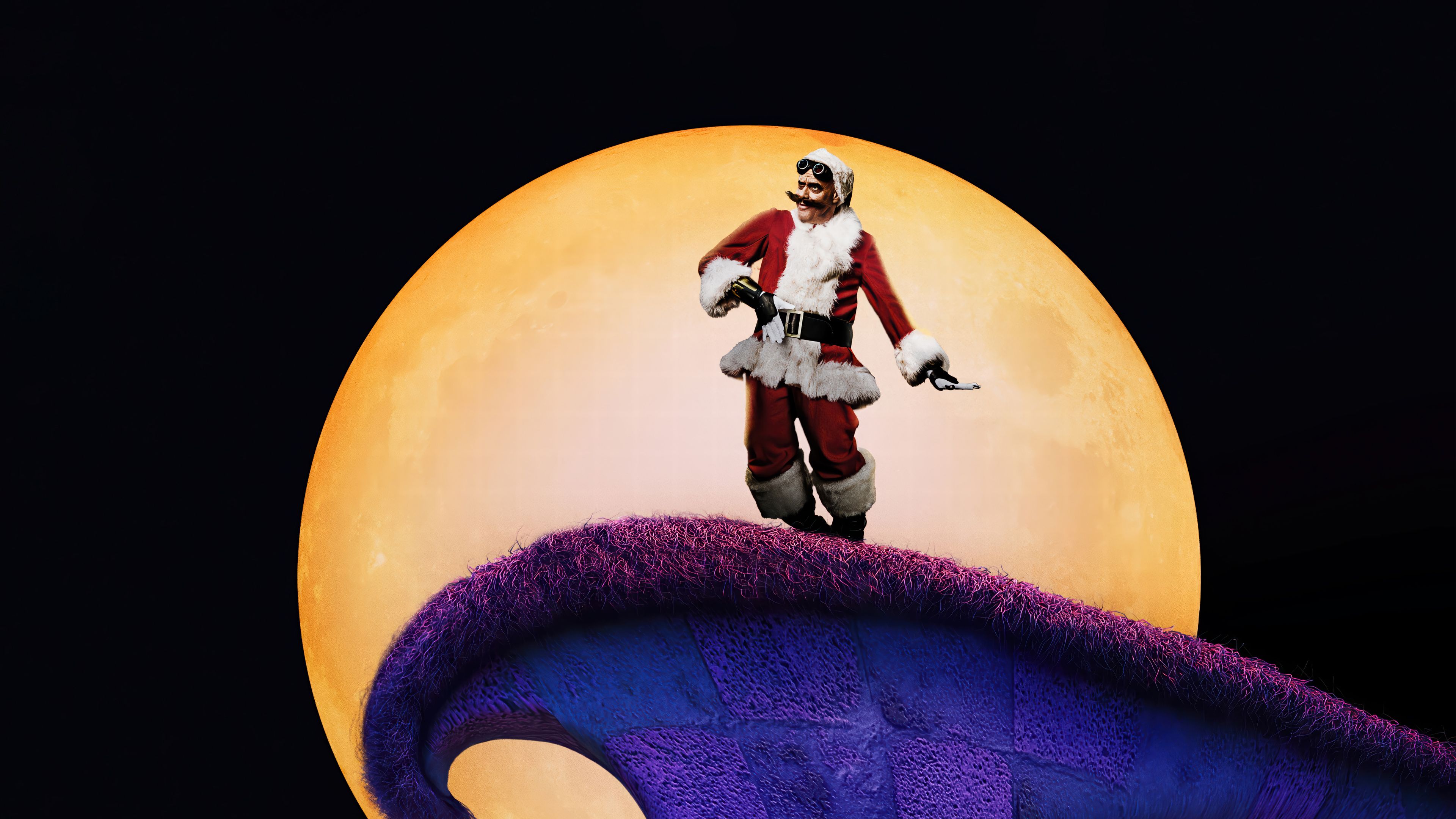 3840x2160 Sonic 3 Santa Ivo Robotnik Jim Carrey Wallpaper 4K HD PC a
