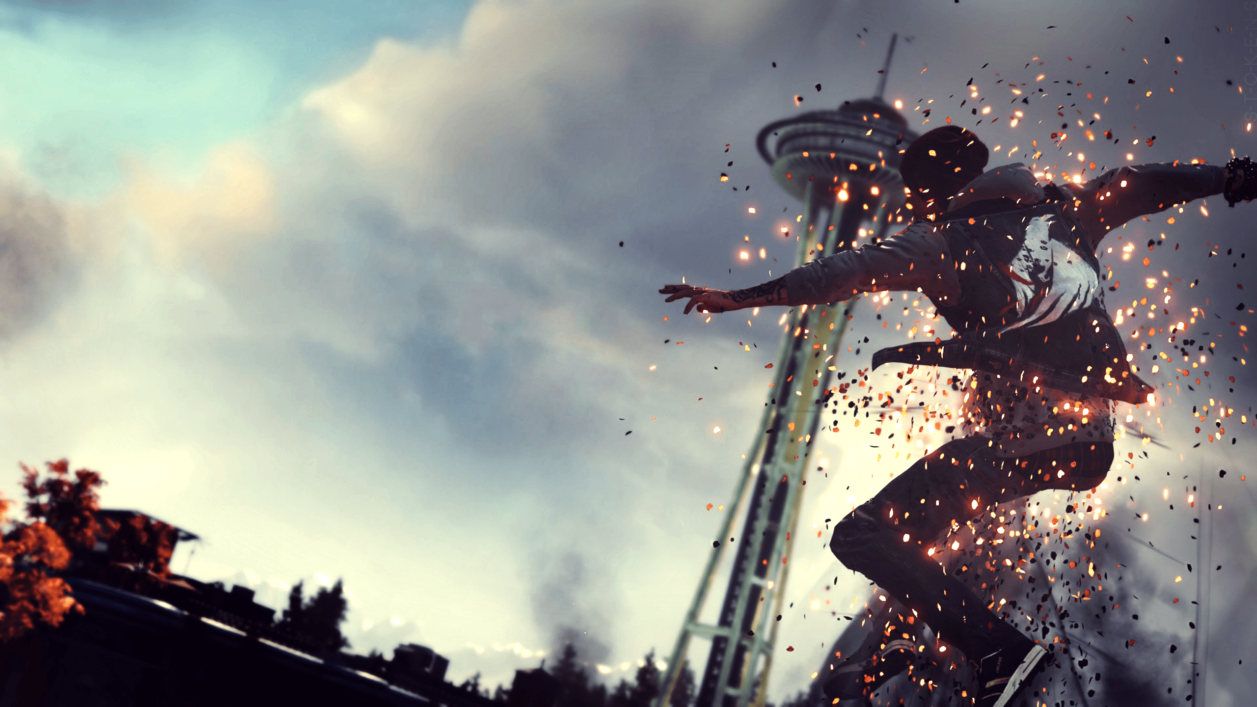 2560x1440 Second Son High Res Wallpaper 2560 x 1440