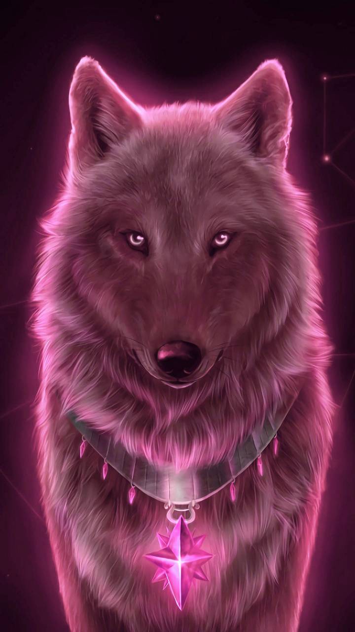 Pink Wolf Wallpapers - Top Free Pink Wolf Backgrounds - WallpaperAccess