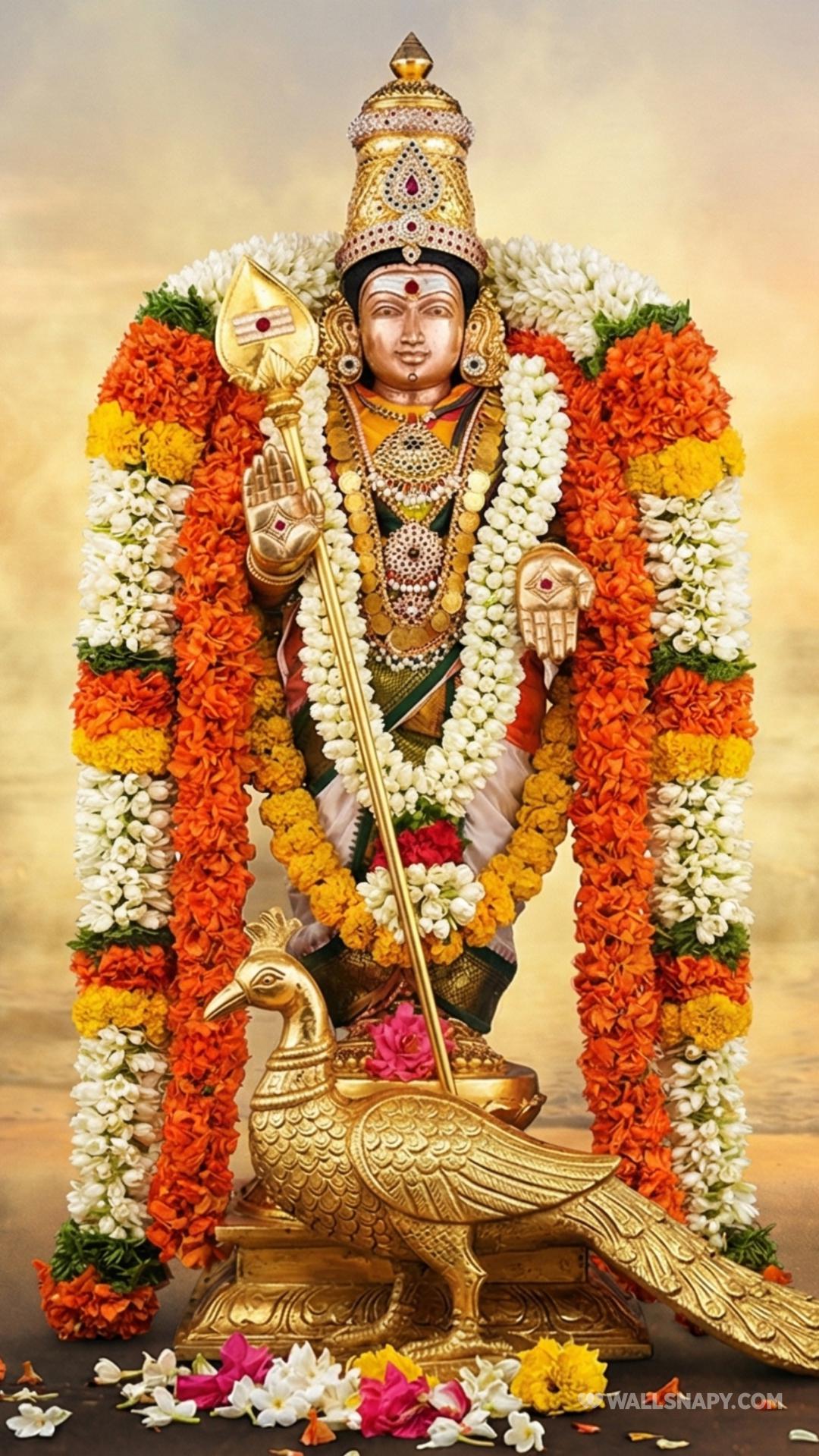 1080x1919 Temple style arupadai murugan thiruchendur 4k 1080p
