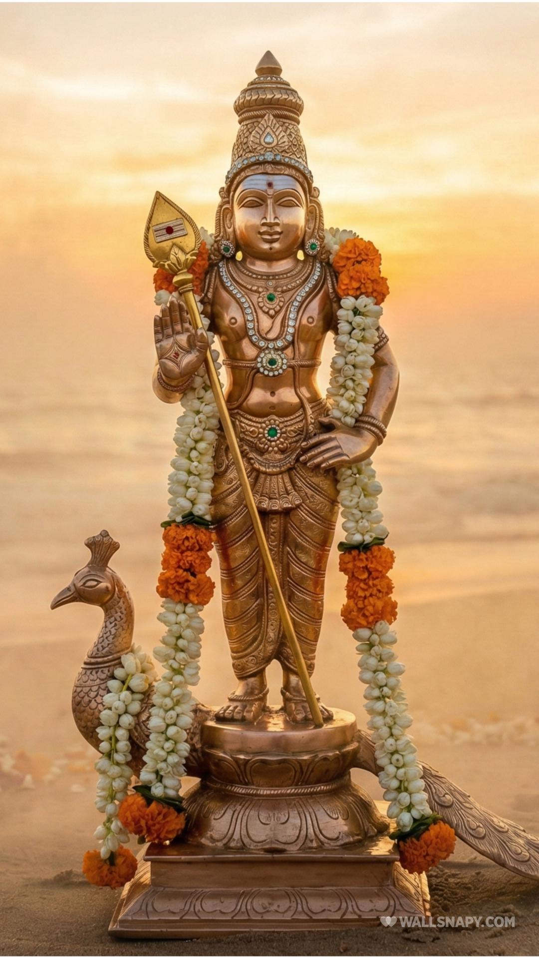 1080x1919 4k real statue thiruchendur arupadai murugan image iphone