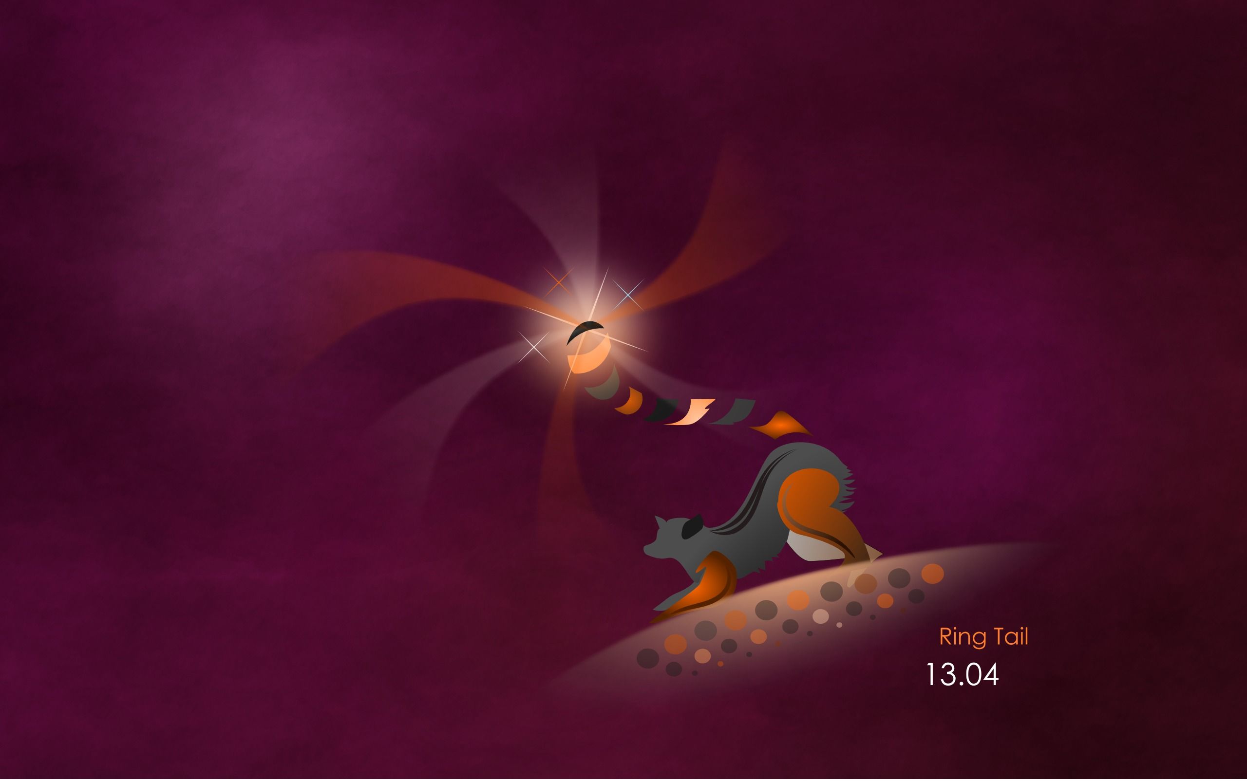 2560x1604 Wallpaper Purple, Minimalism, Linux, Ubuntu, 13.04 For Mobile And Desktop, Section Hi Tech, Resolution 2560x1604