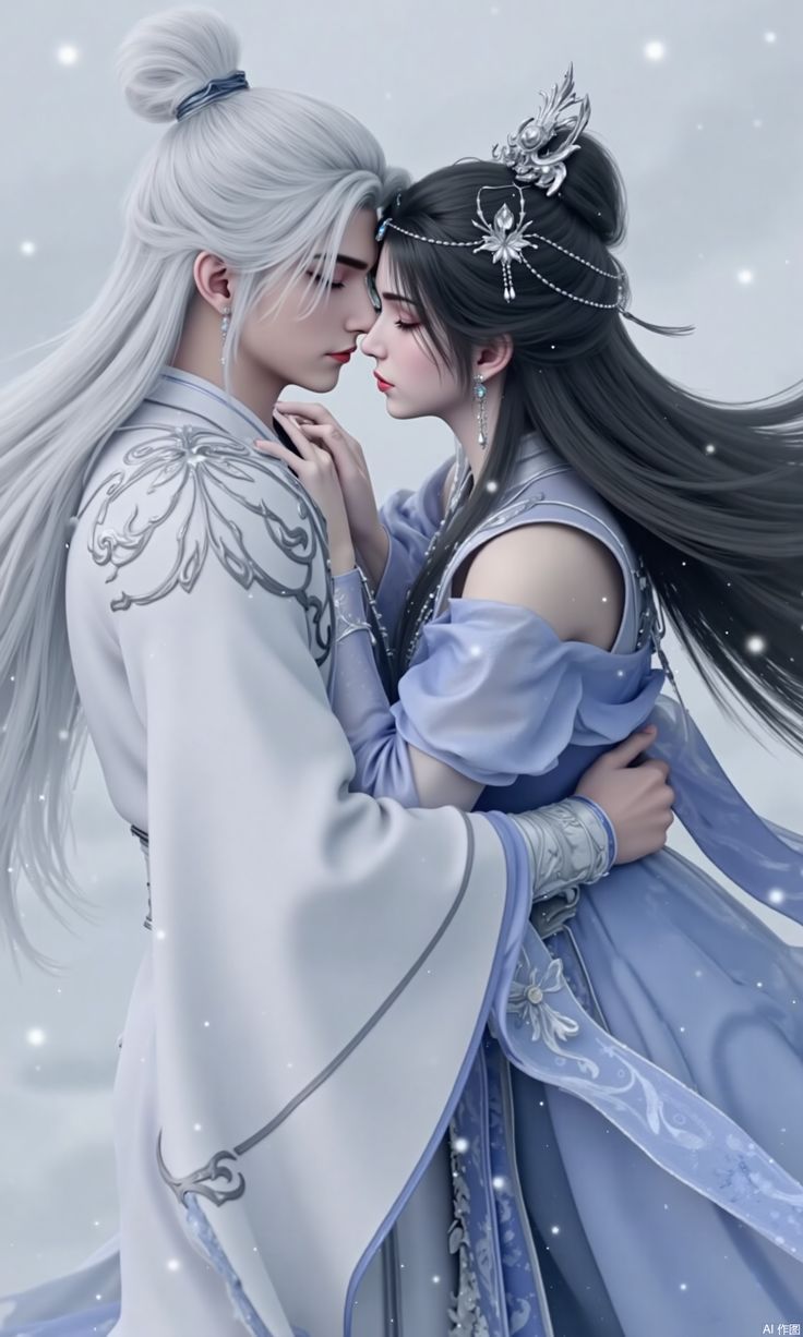 736x1226 Wang LIN & LI MUWAN ❤️❄️✨ ( 4K ) RENEGADE IMMORTAL
