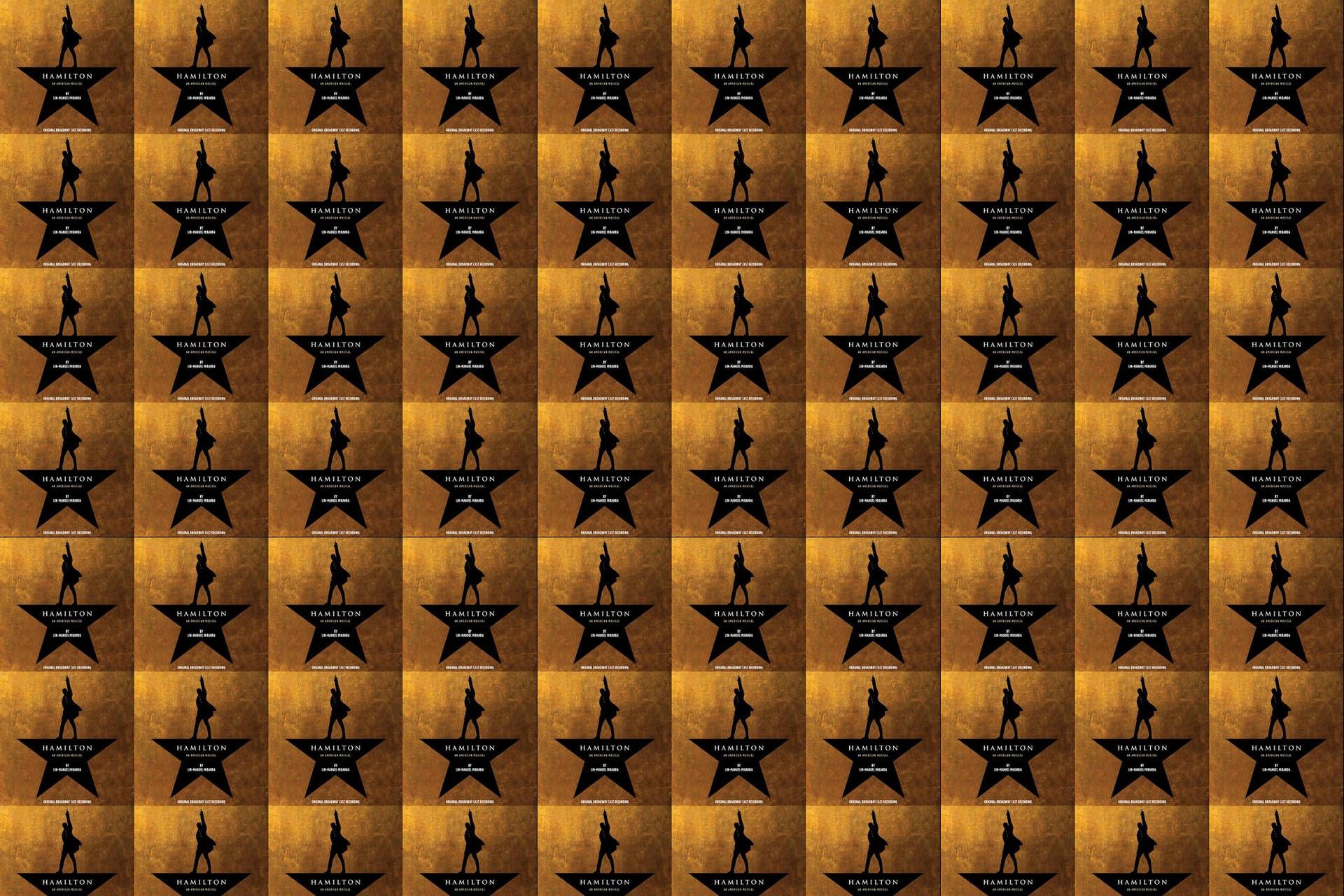 1920x1280 Download The Official Logo of the Hit Broadway Musical, Hamilton Wallpaper
