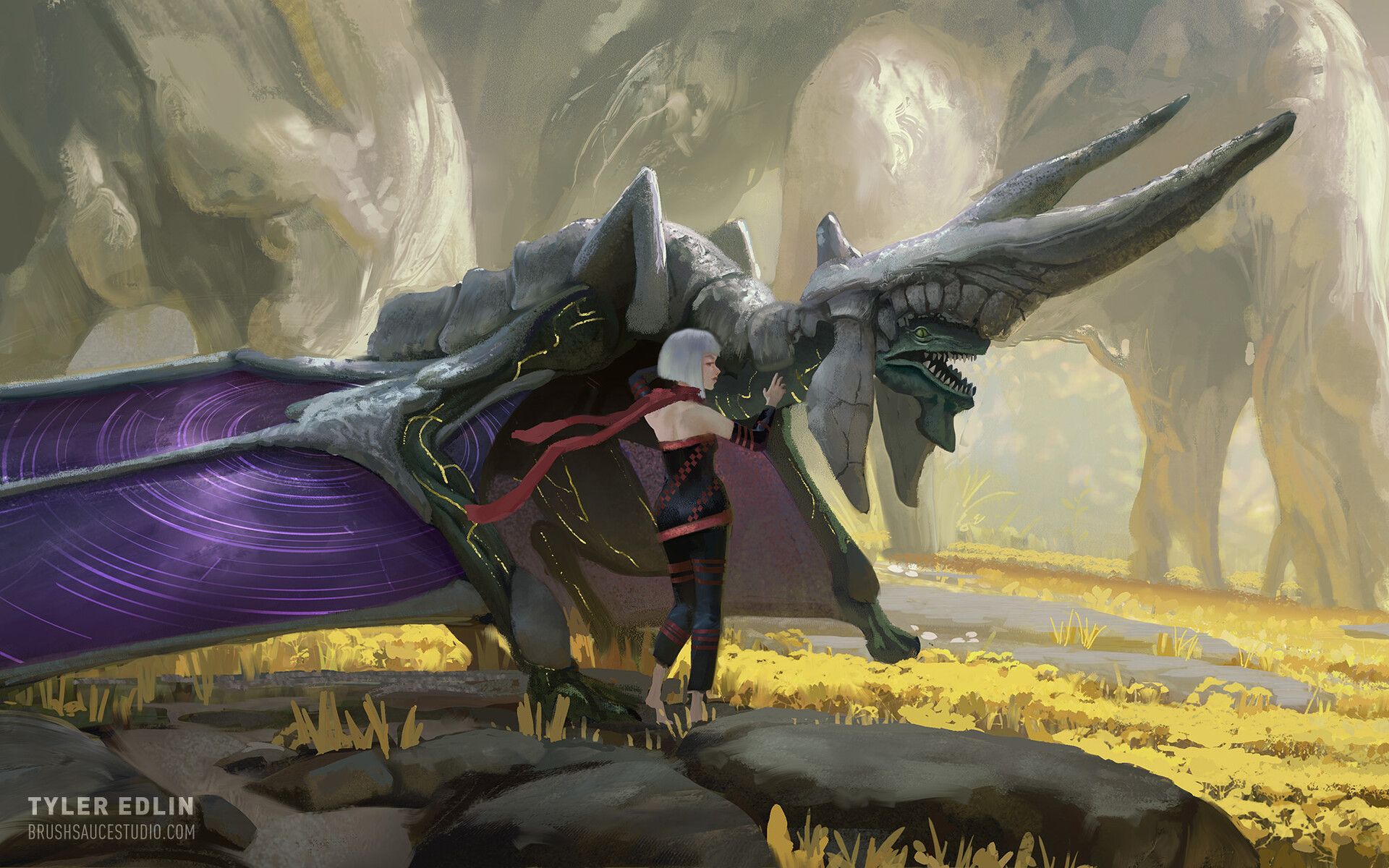 1920x1200 Brushsauce Studio Dragoon Orta Tribute