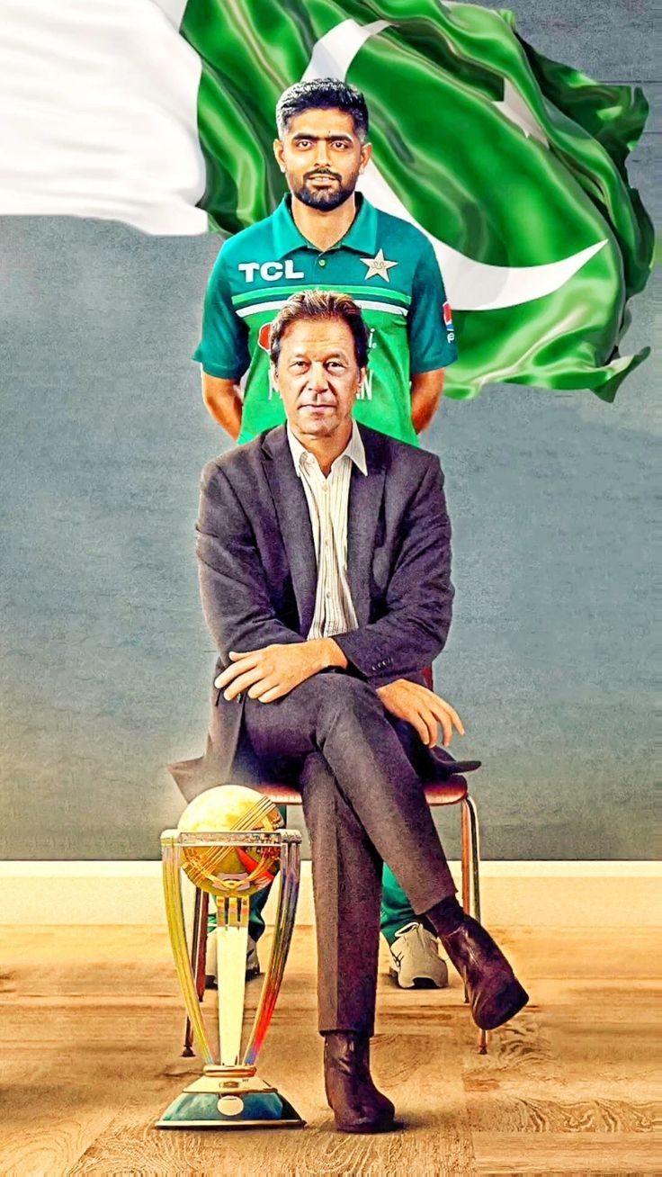 736x1308 world to king in one frame Babar azam#imran khan #aesthetic #follow my page