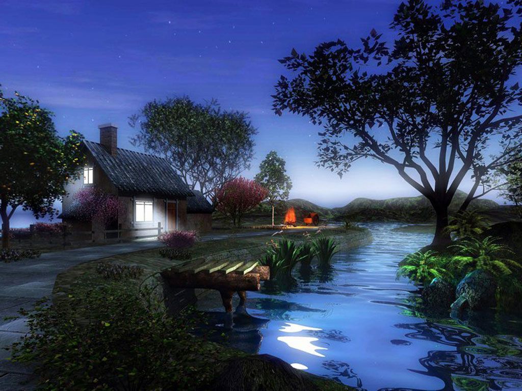 1024x768 Modern Fantasy Art 3D Wallpaper Software: Modern 3D Art Fantasy Sci Fi Surrealism