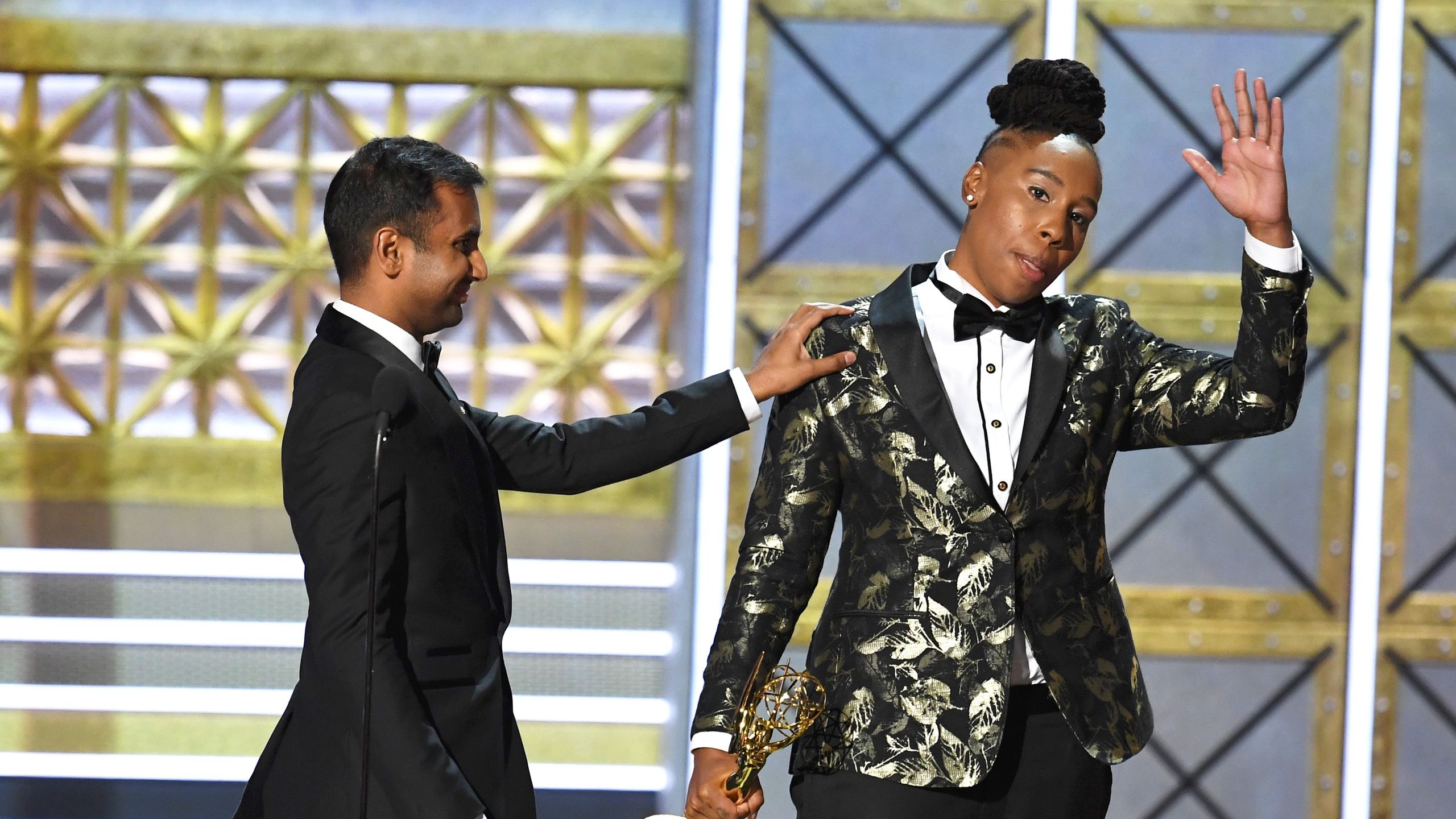 2560x1440 Emmy Awards 2017: Master of None's Lena Waithe Is the First Black Woman to Win an Emmy Award for Comedy Writing