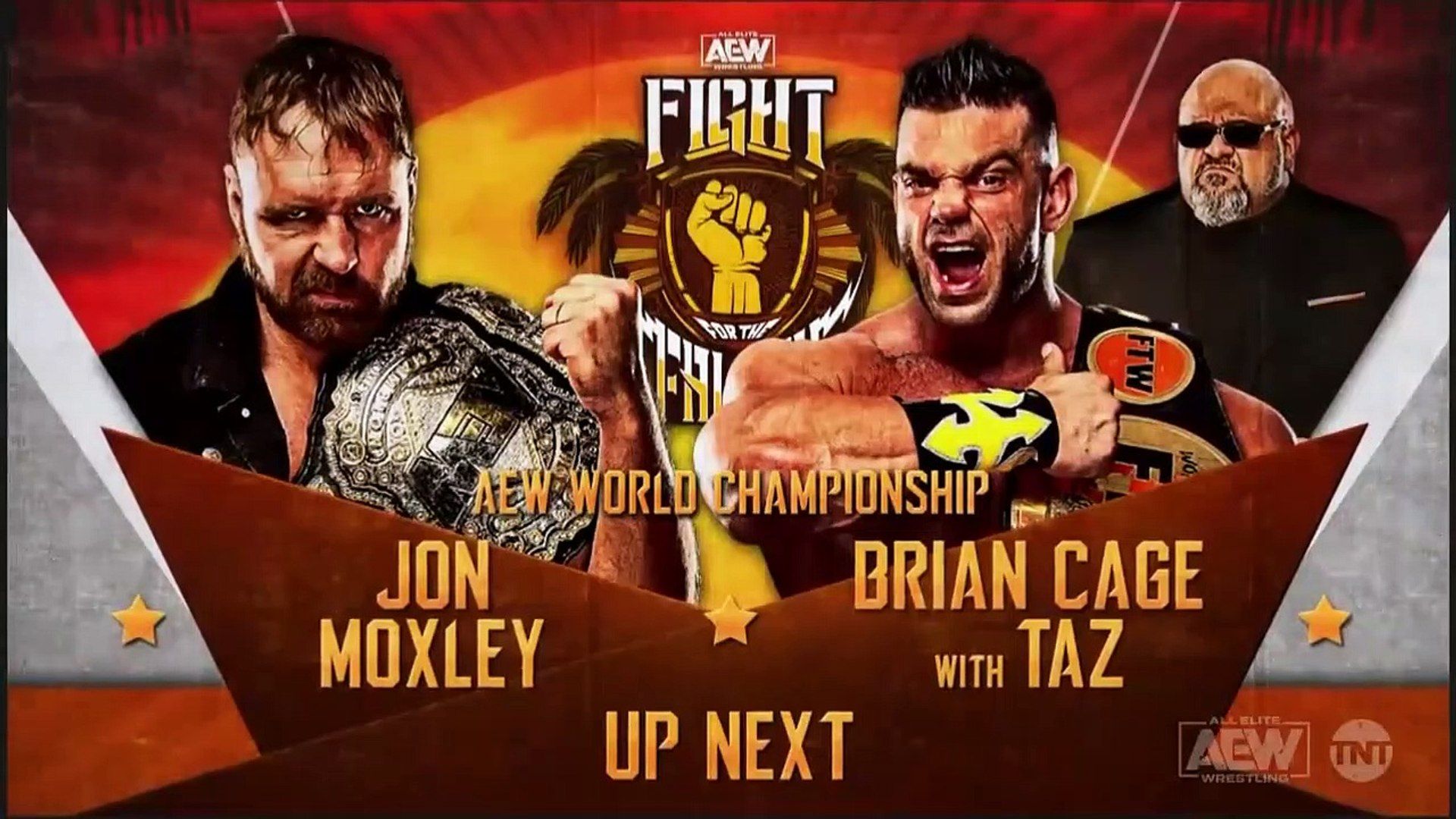 1920x1080 Jon Moxley Vs. Brian Cage W Taz