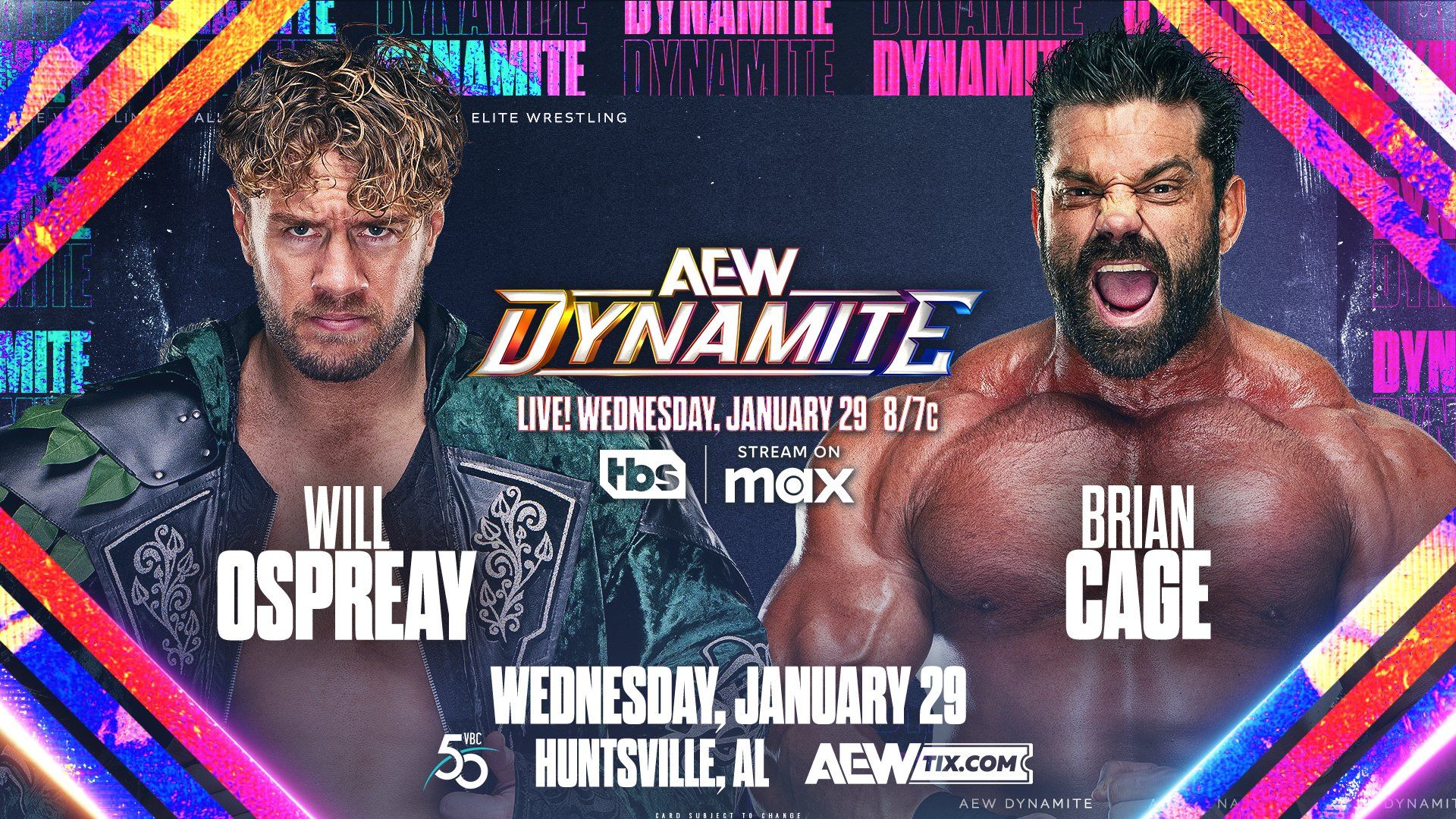 1920x1080 AEW Dyanmite January 2025 Ospreay vs Brian Cage, Jeff Jarrett vs Claudio Castagnoli. Wrestling Forum News, Views & Reviews