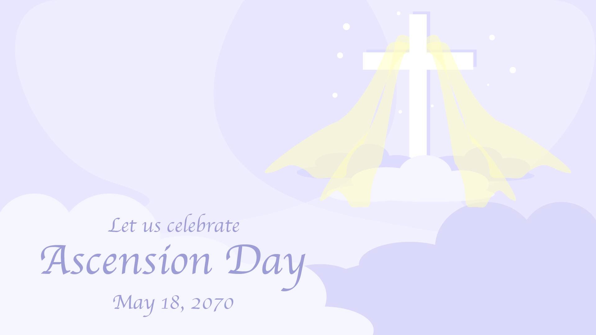 1920x1080 Ascension Day Design Background in EPS, Illustrator, JPG, PNG, PSD, PDF, SVG