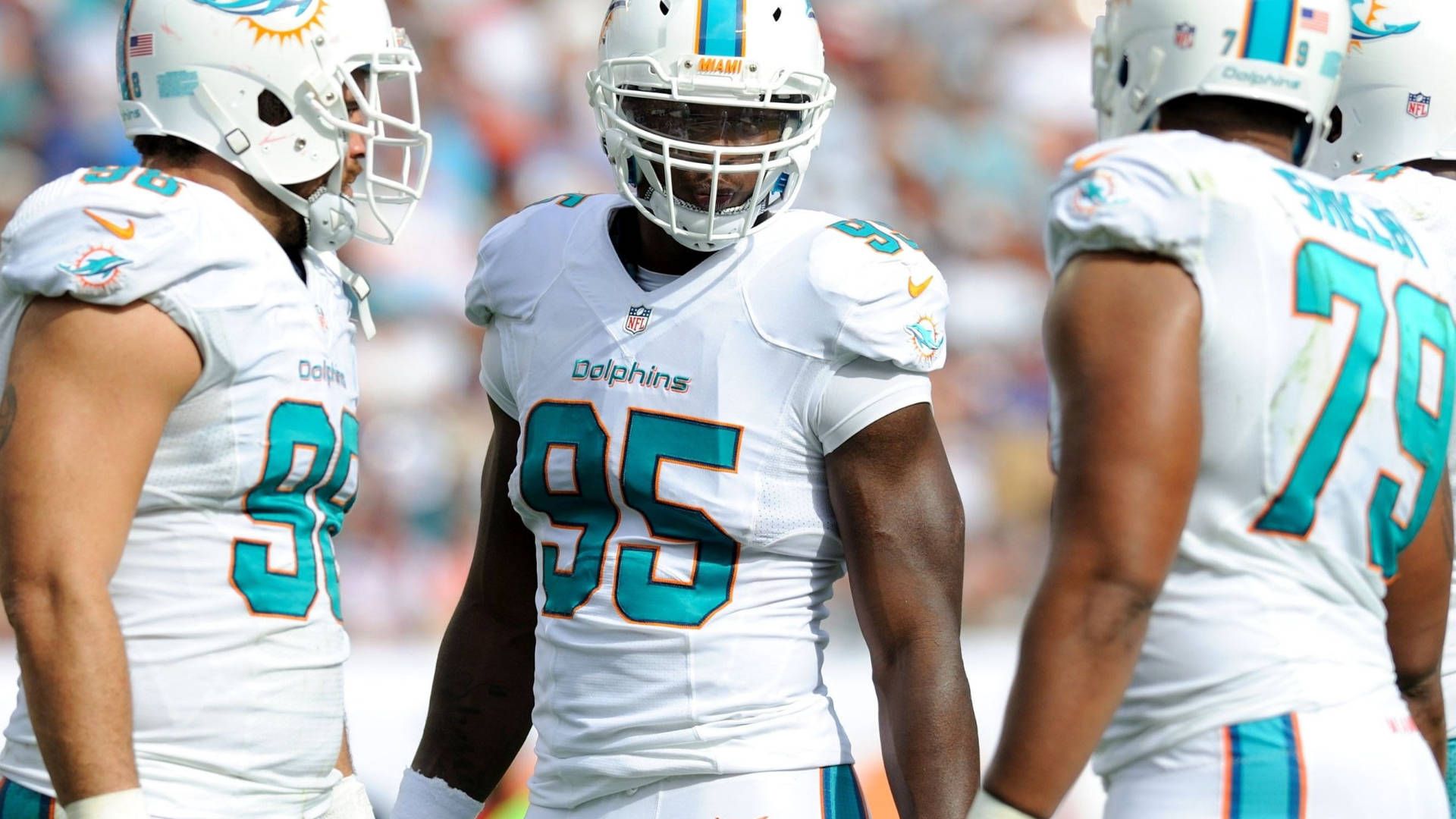 1920x1080 Download Miami Dolphins Benito Jones Wallpaper