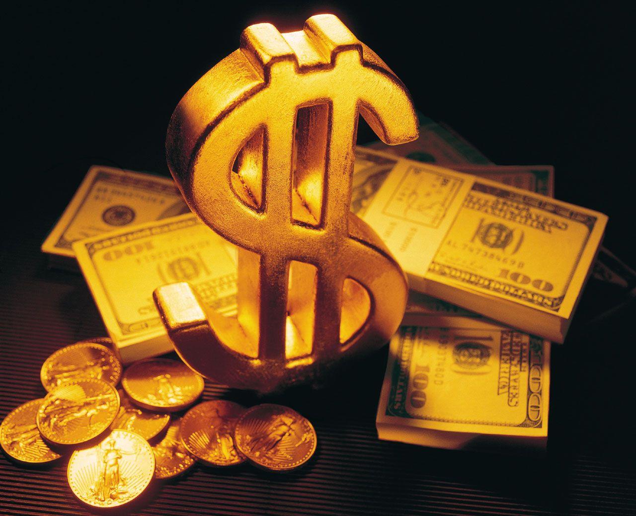 1280x1039 Photos Coins Banknotes Gold Money 1280x1039