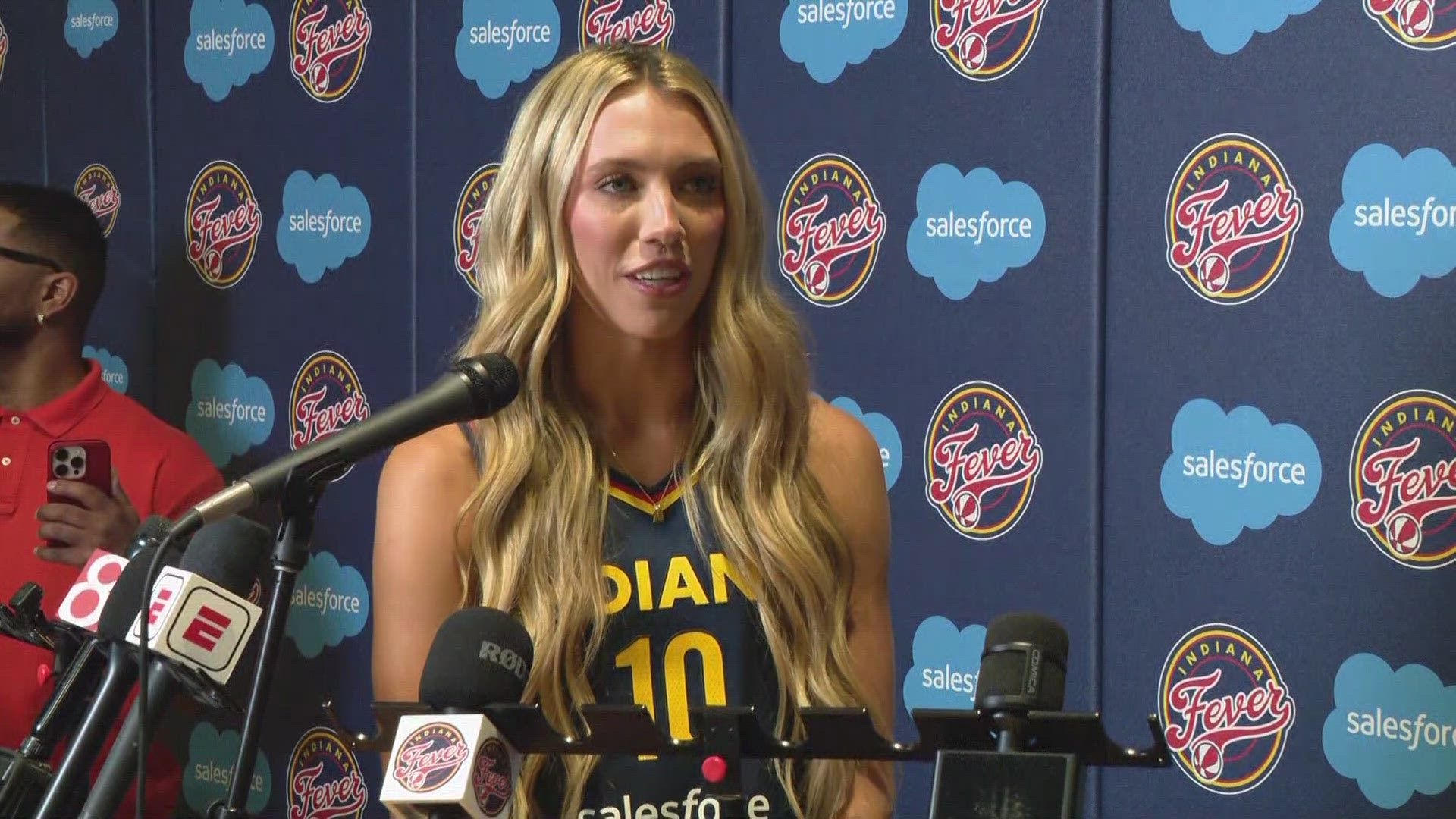 1920x1080 FULL INTERVIEW: Indiana Fever's Lexie Hull Discusses Re Signing With Team Following Career Season